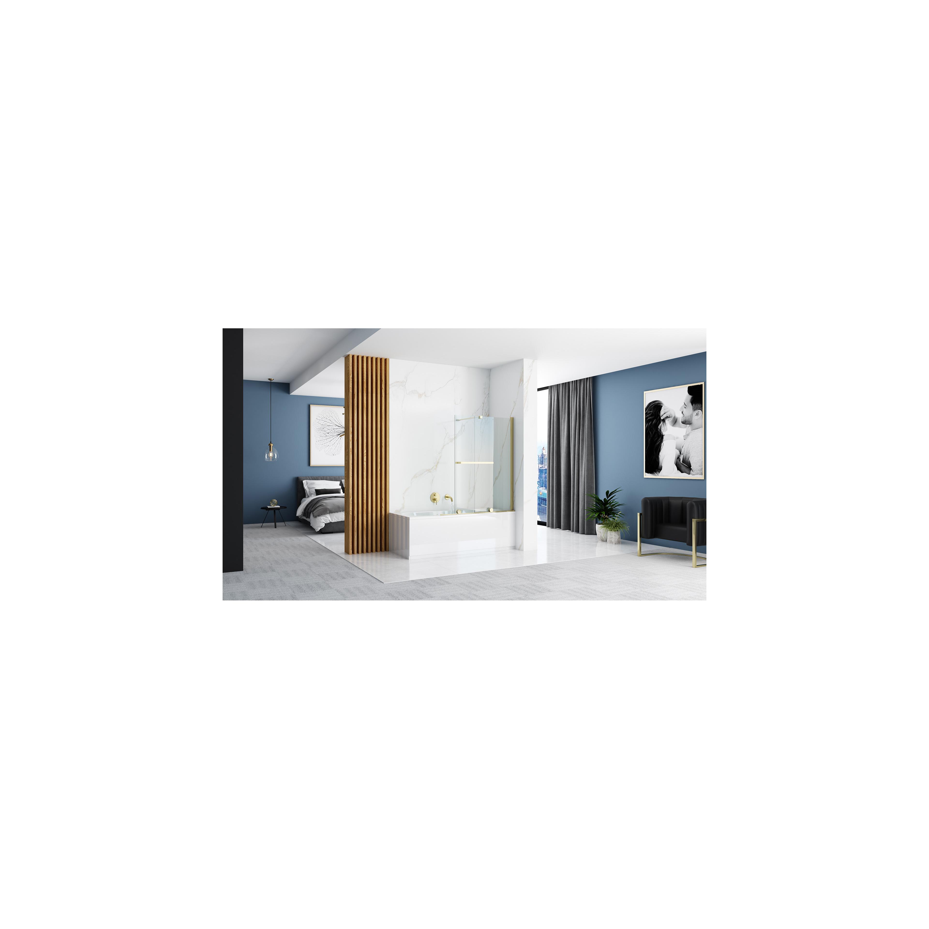 Pare-baignoire Rea Fabian Gold 100