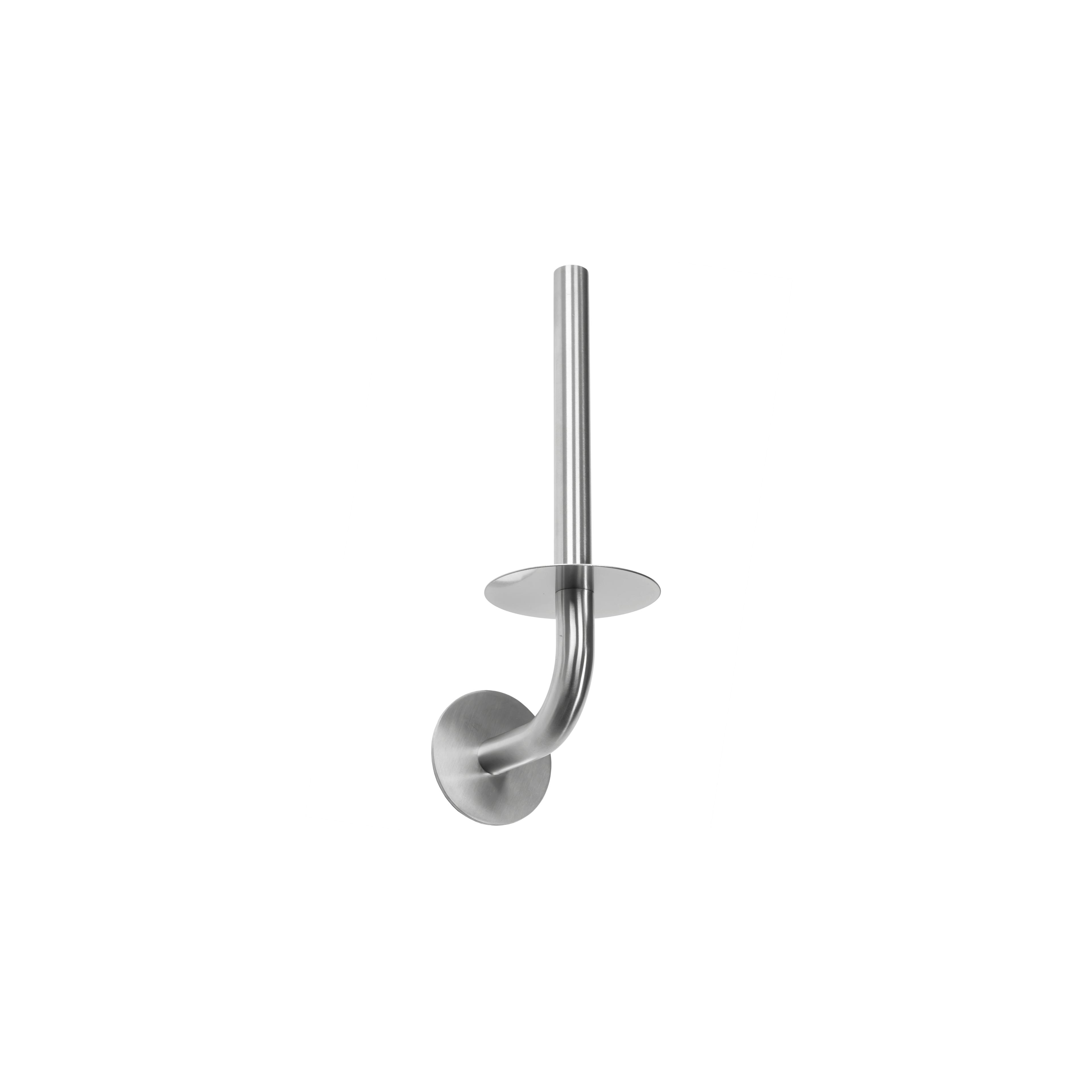 PORTA PAPEL HIGIÉNICO NÍQUEL ESCOVADO INOX 322220 DUO
