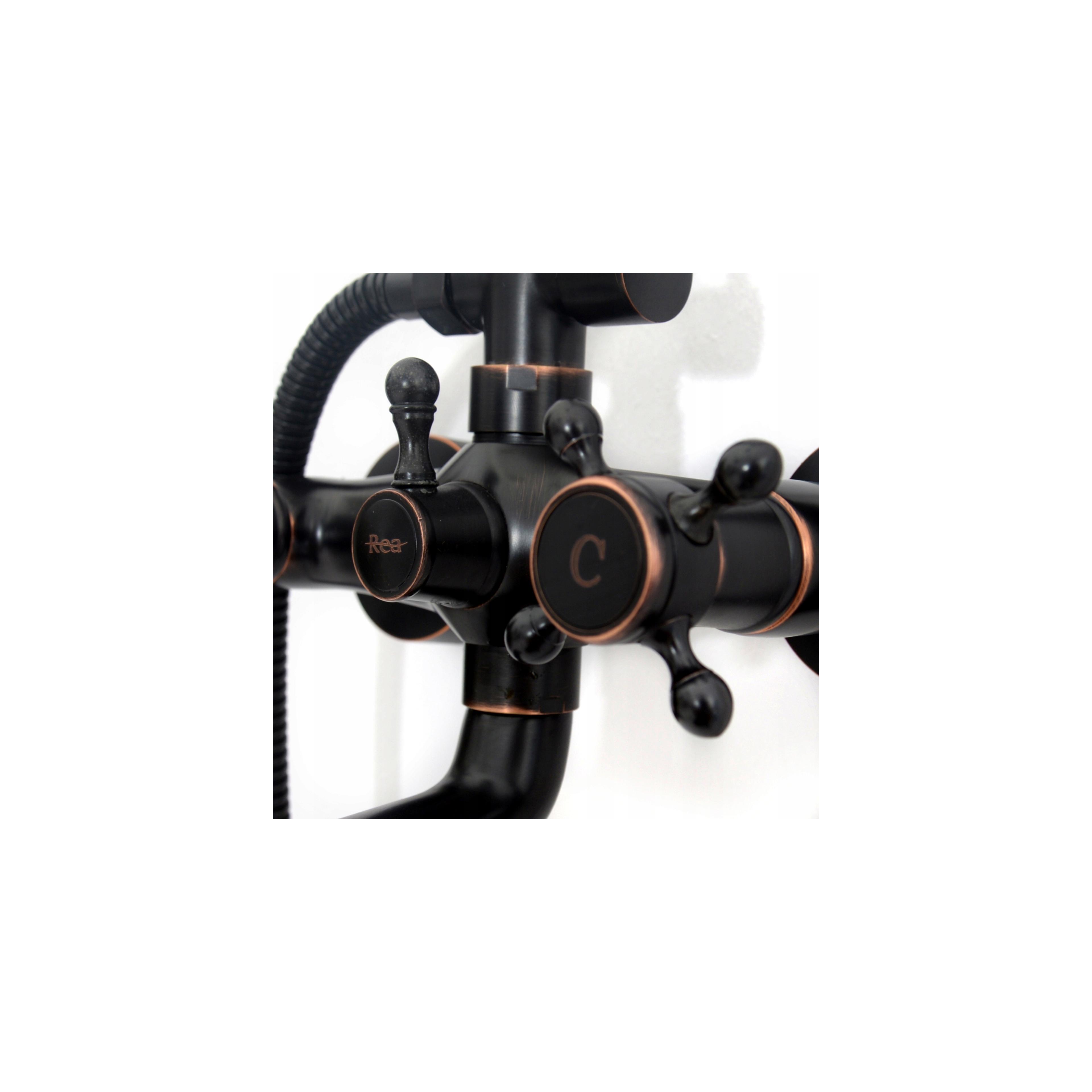 Kit de douche Rea Retro Old Black