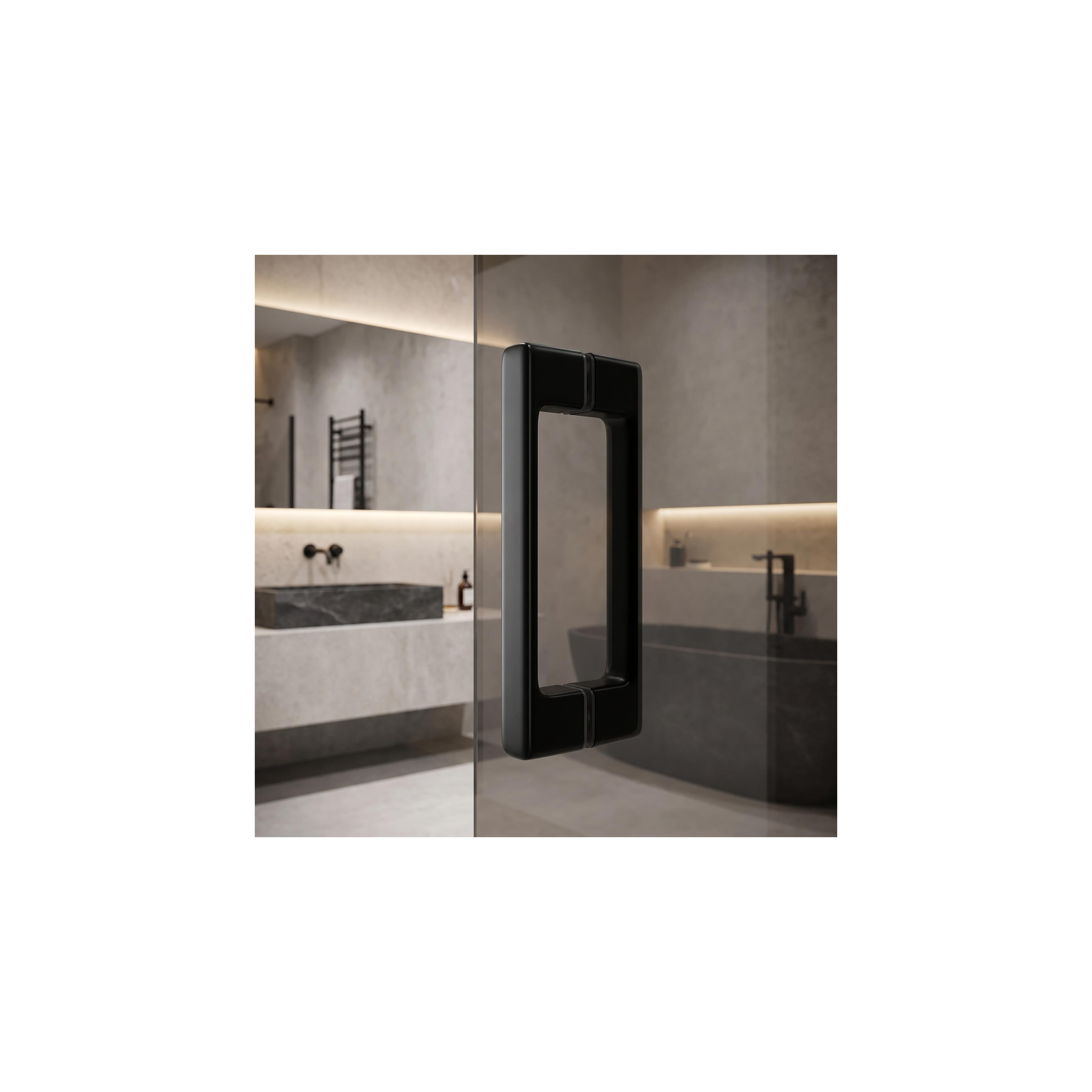 Shower door handle Rea 02 Black