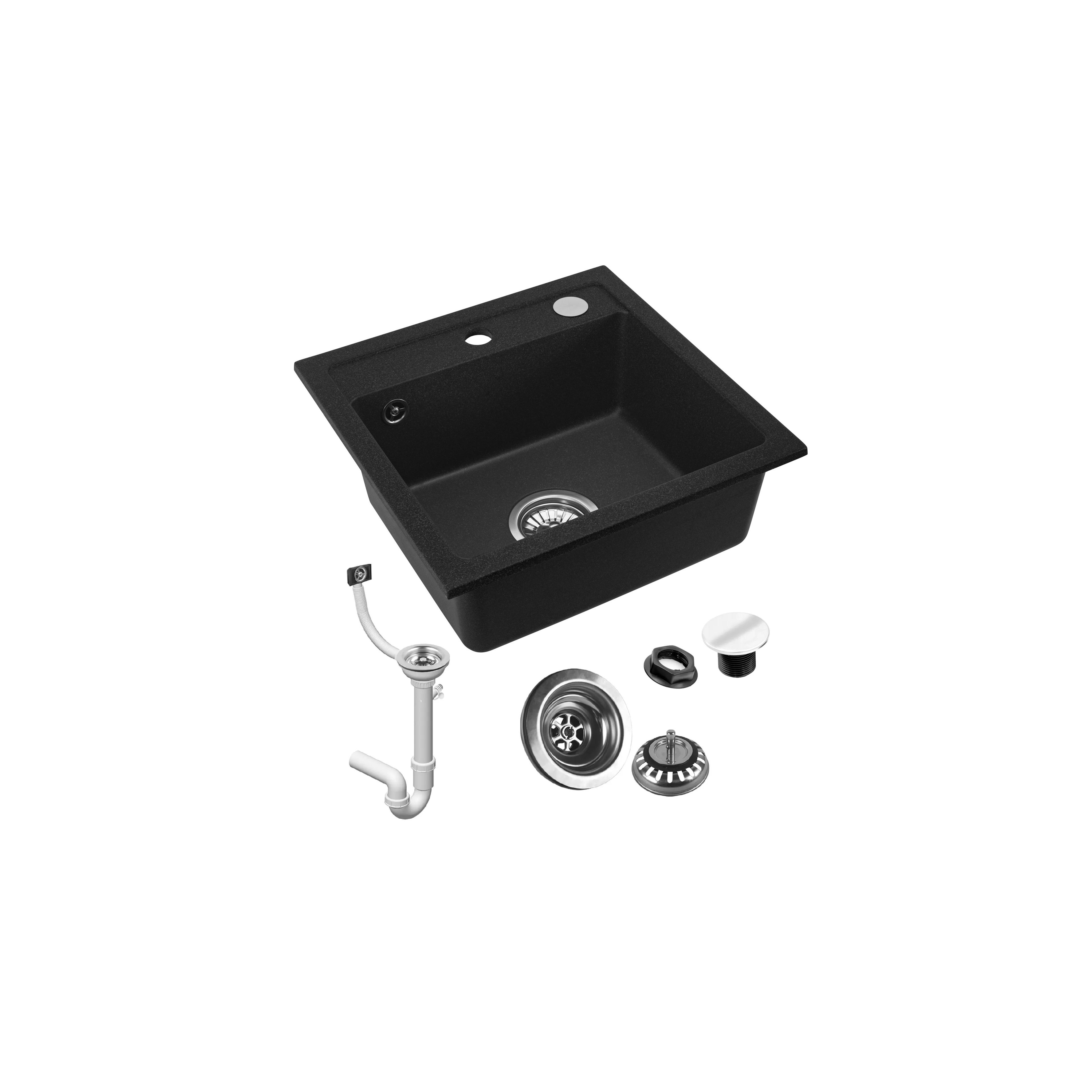 Sinks granit  West black metalic