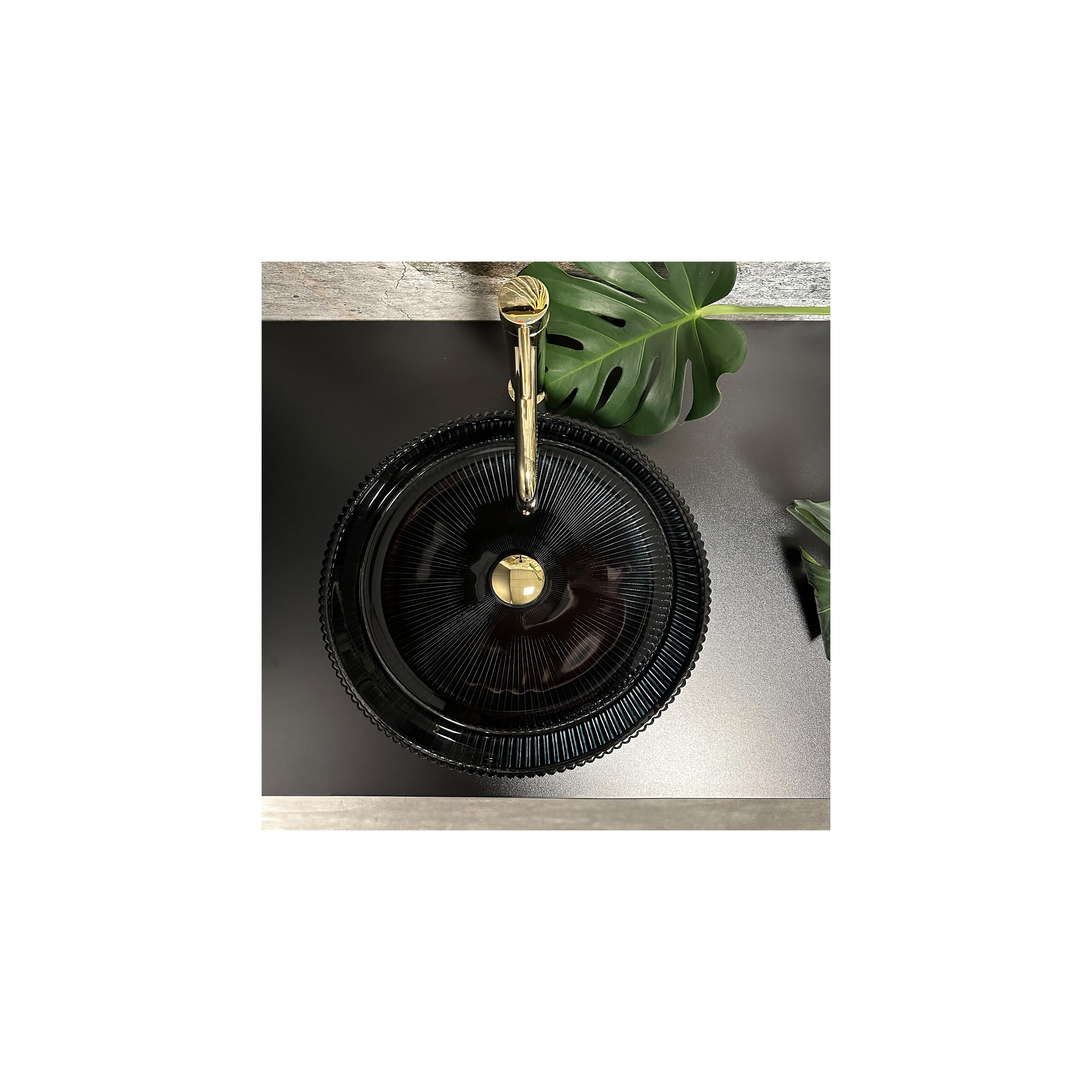 Countertop washbasin Rea Ingrid Black