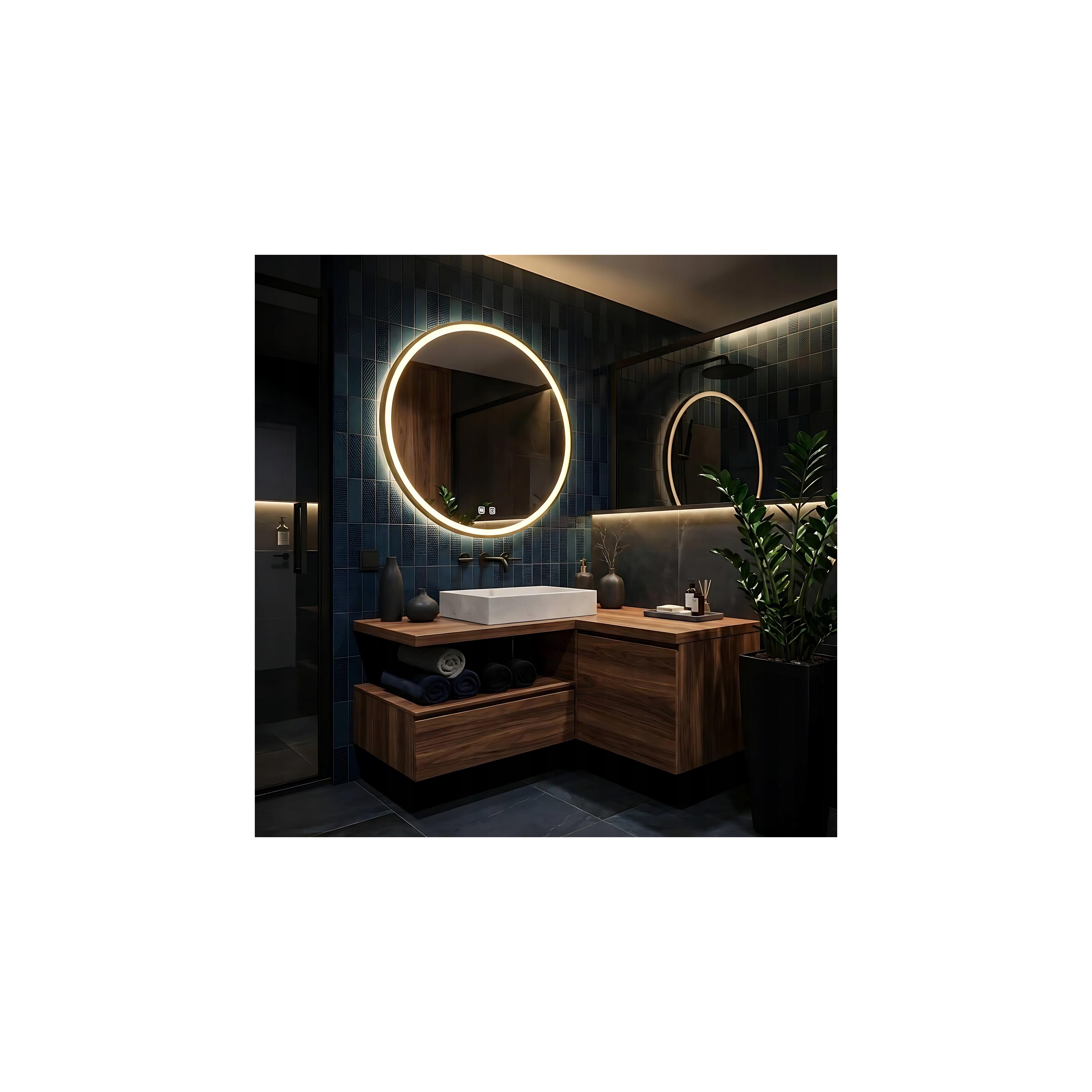 Miroir LED 90cm MMJ Gold