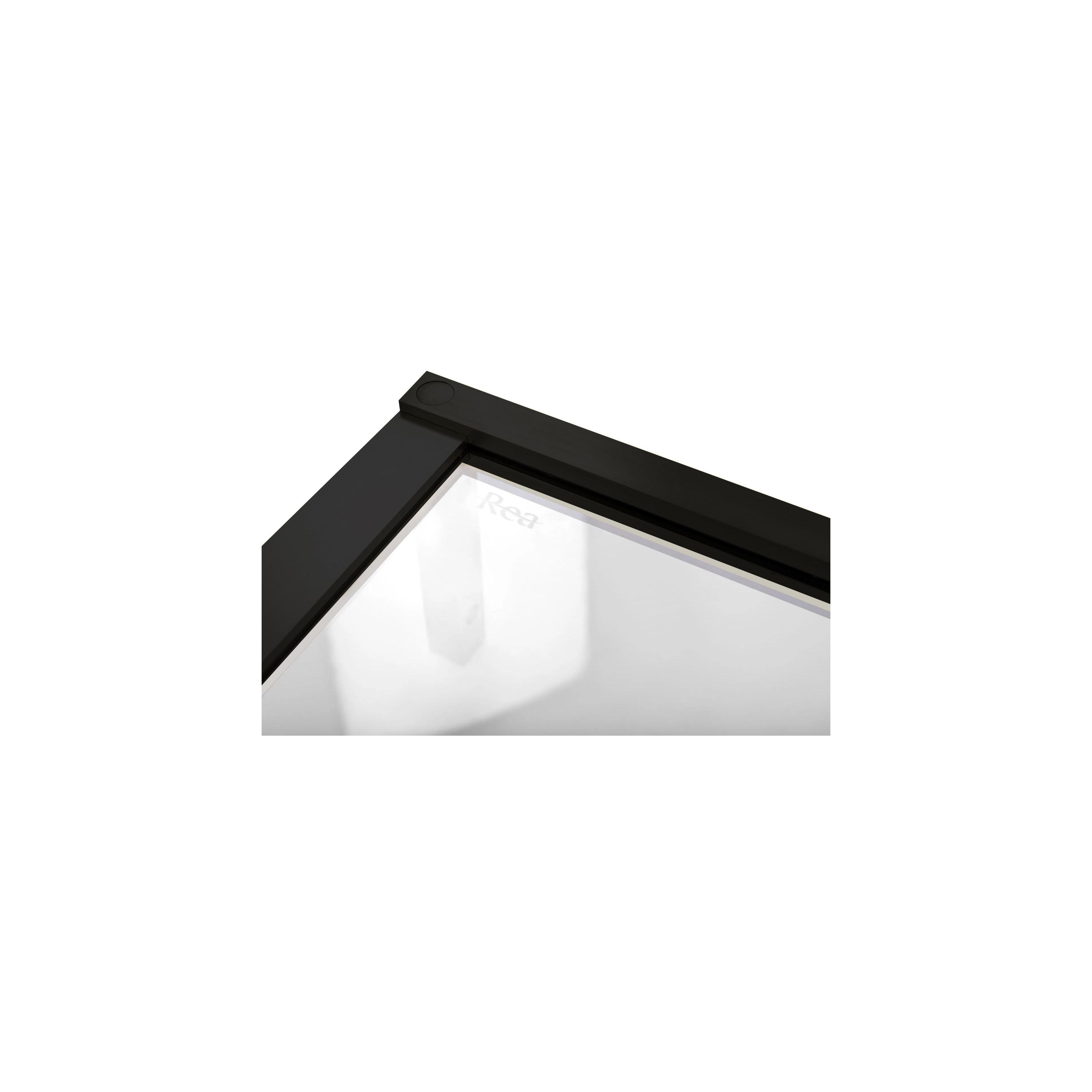 Cabina de ducha REA Hugo Double Black 100x100