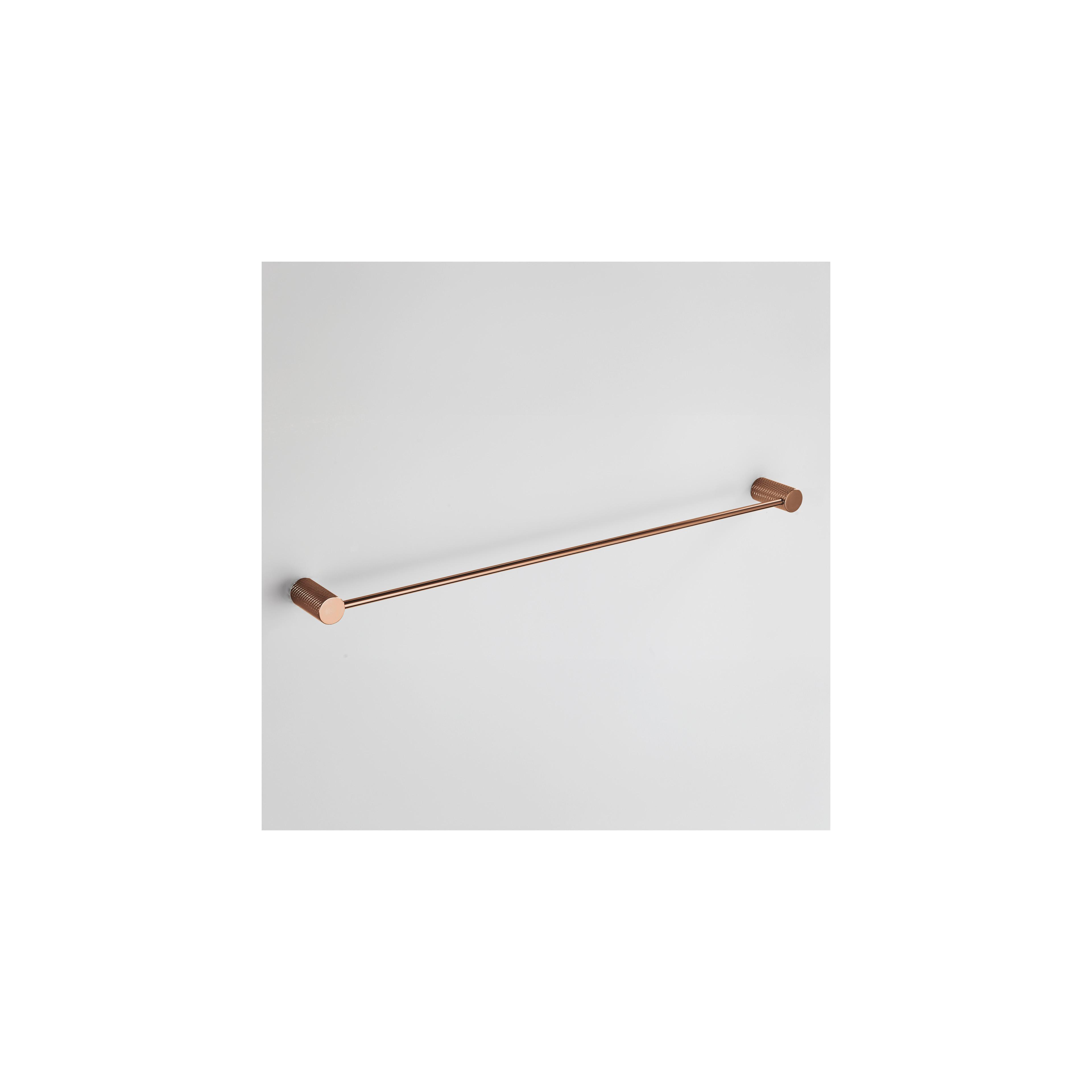 Cabide de banheiro com braço único 9703 Prism Brush Copper