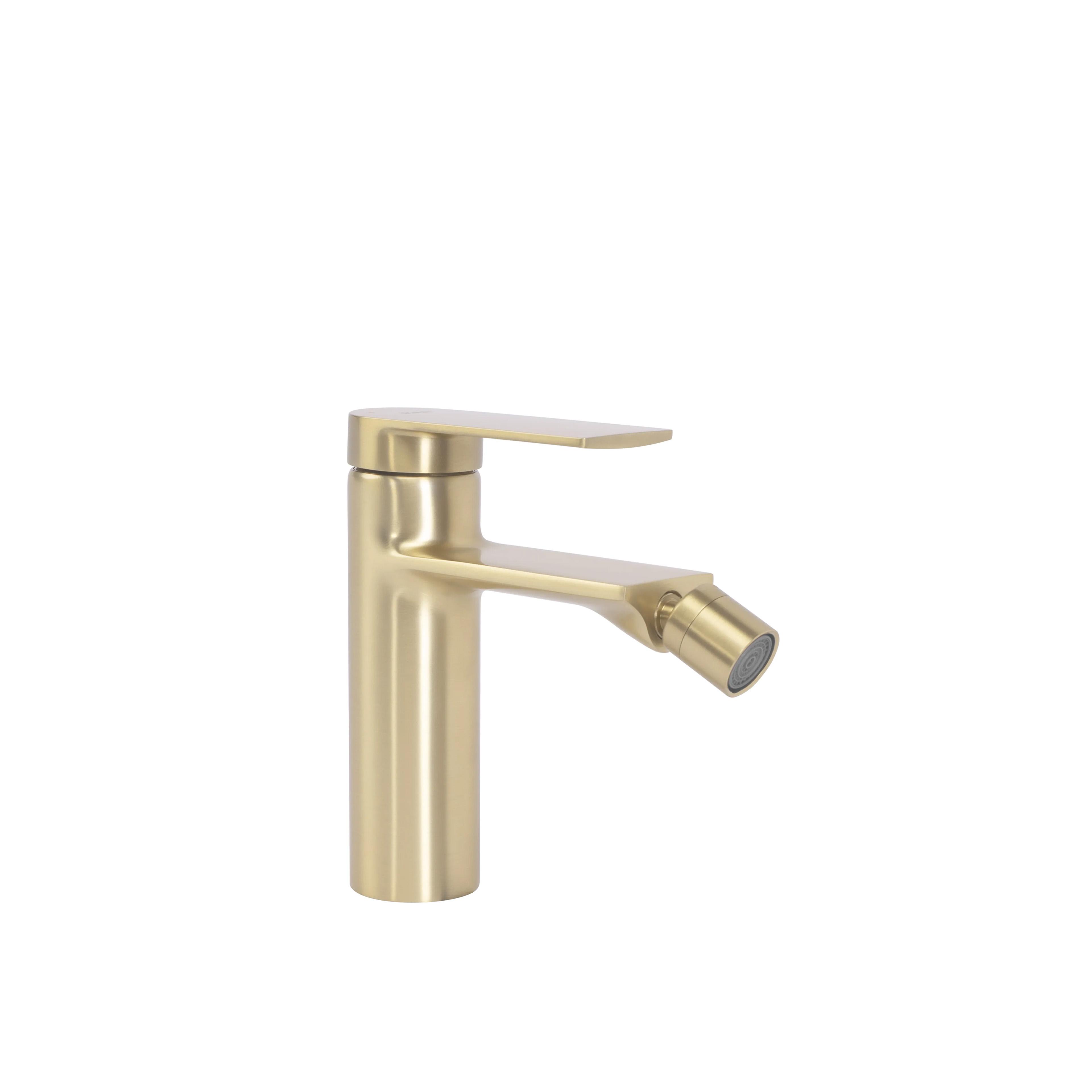 Grifo para bidé Rea Storm Brush Gold