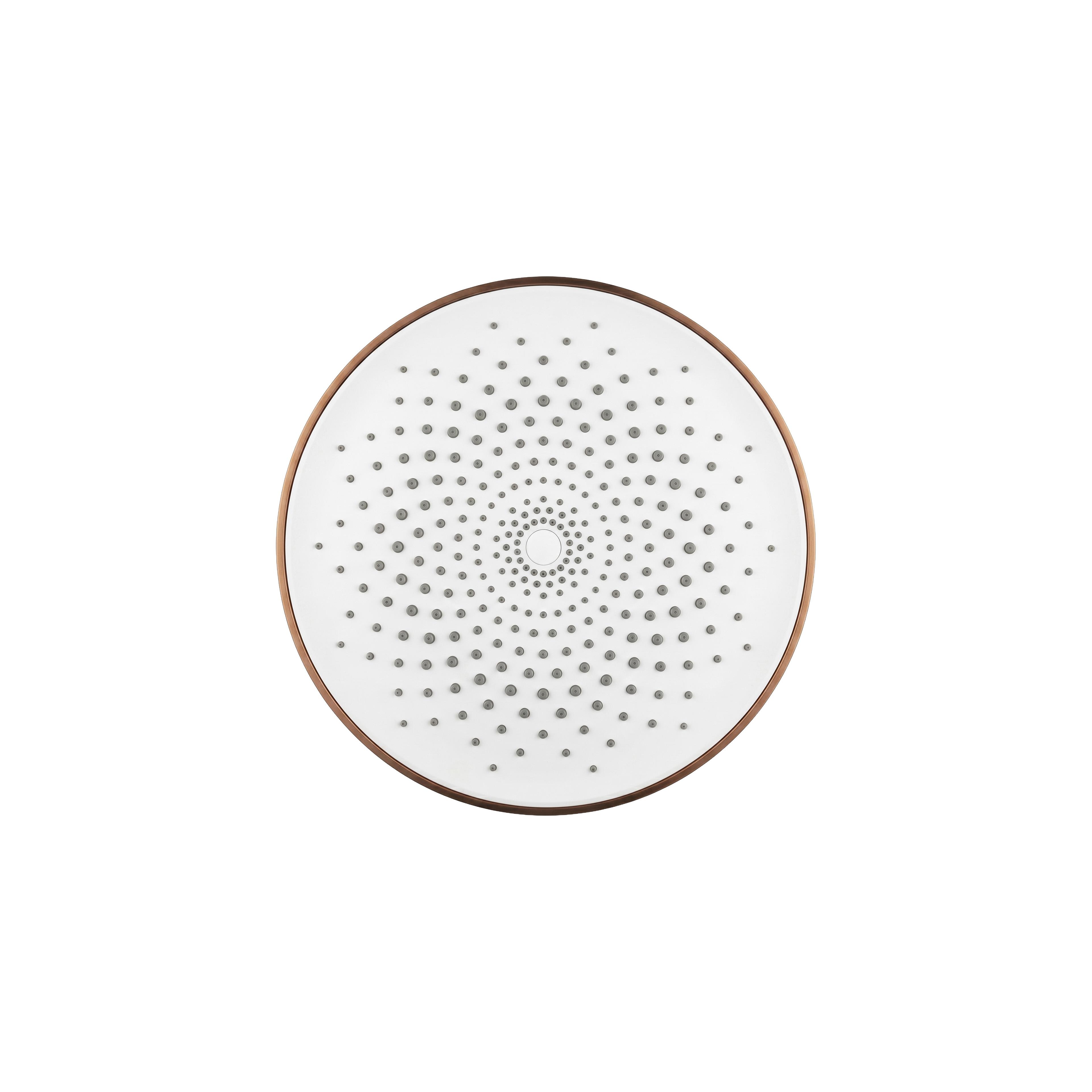 Runt duschhuvud REA JS-021BRG Brush Copper