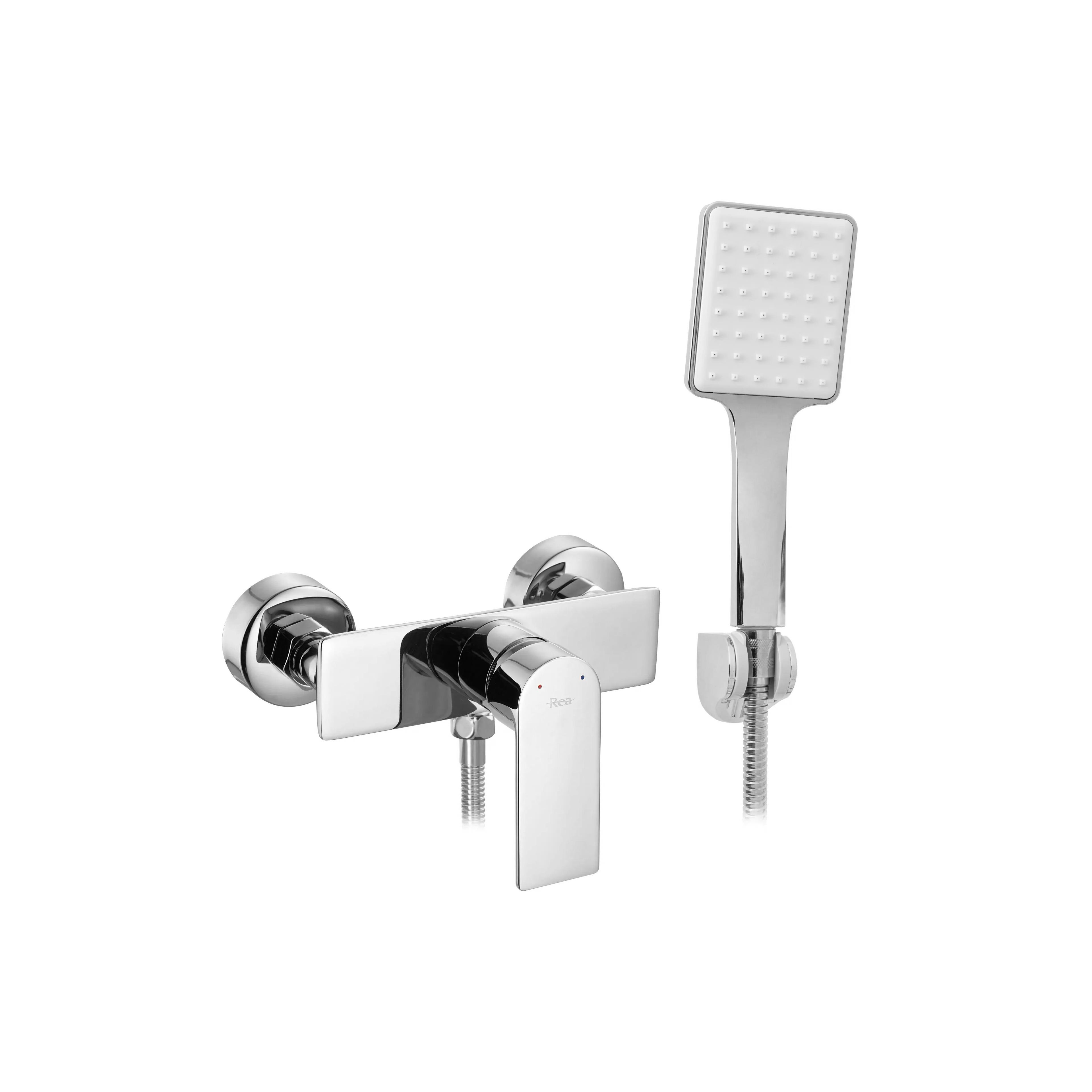 REA URBAN Chrome dušas krāns ar klausuli