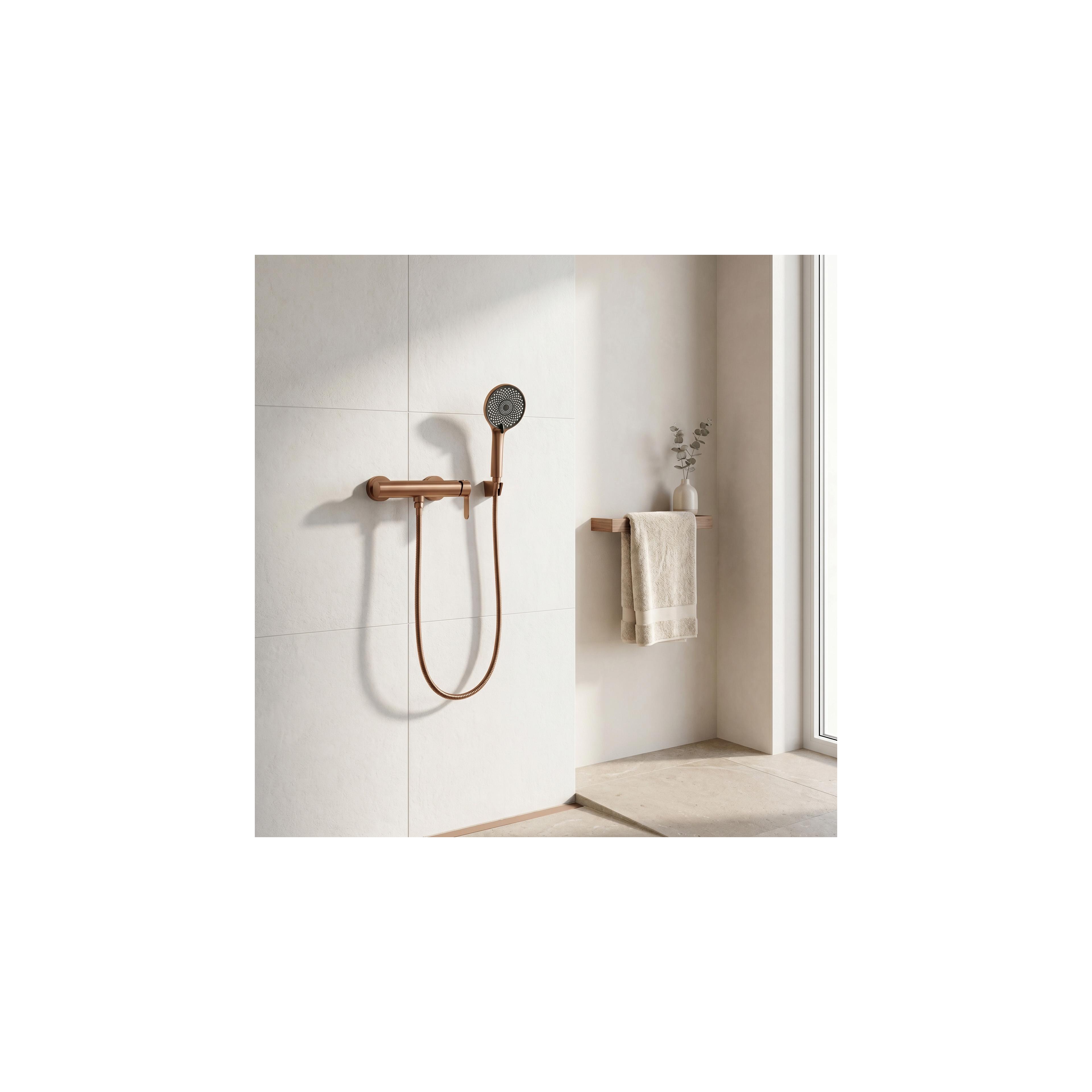 Baterie de duș REA Arcos Brush Copper