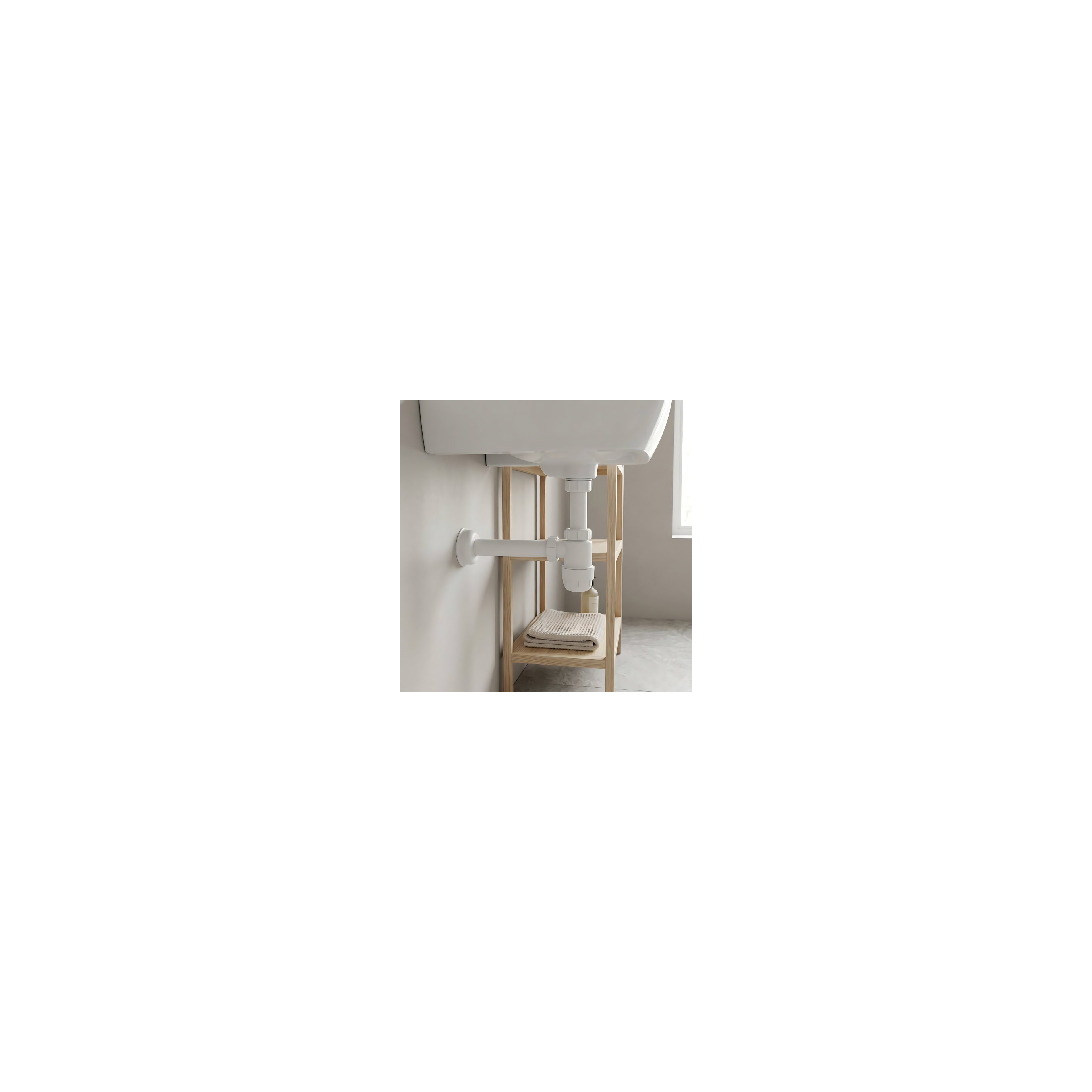 Siphon de lavabo HC2 White