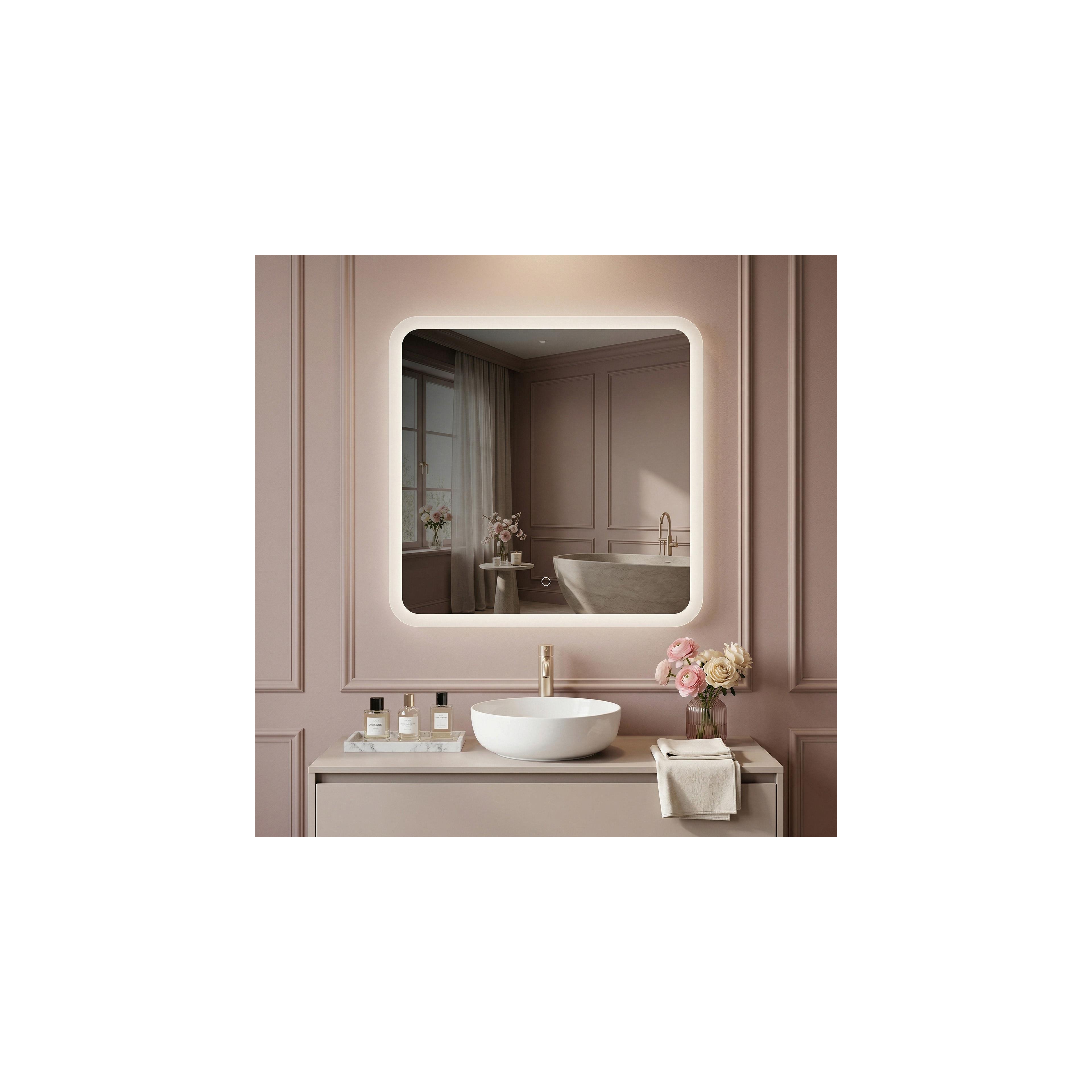 Mirror LED 70x70cm TOP-2