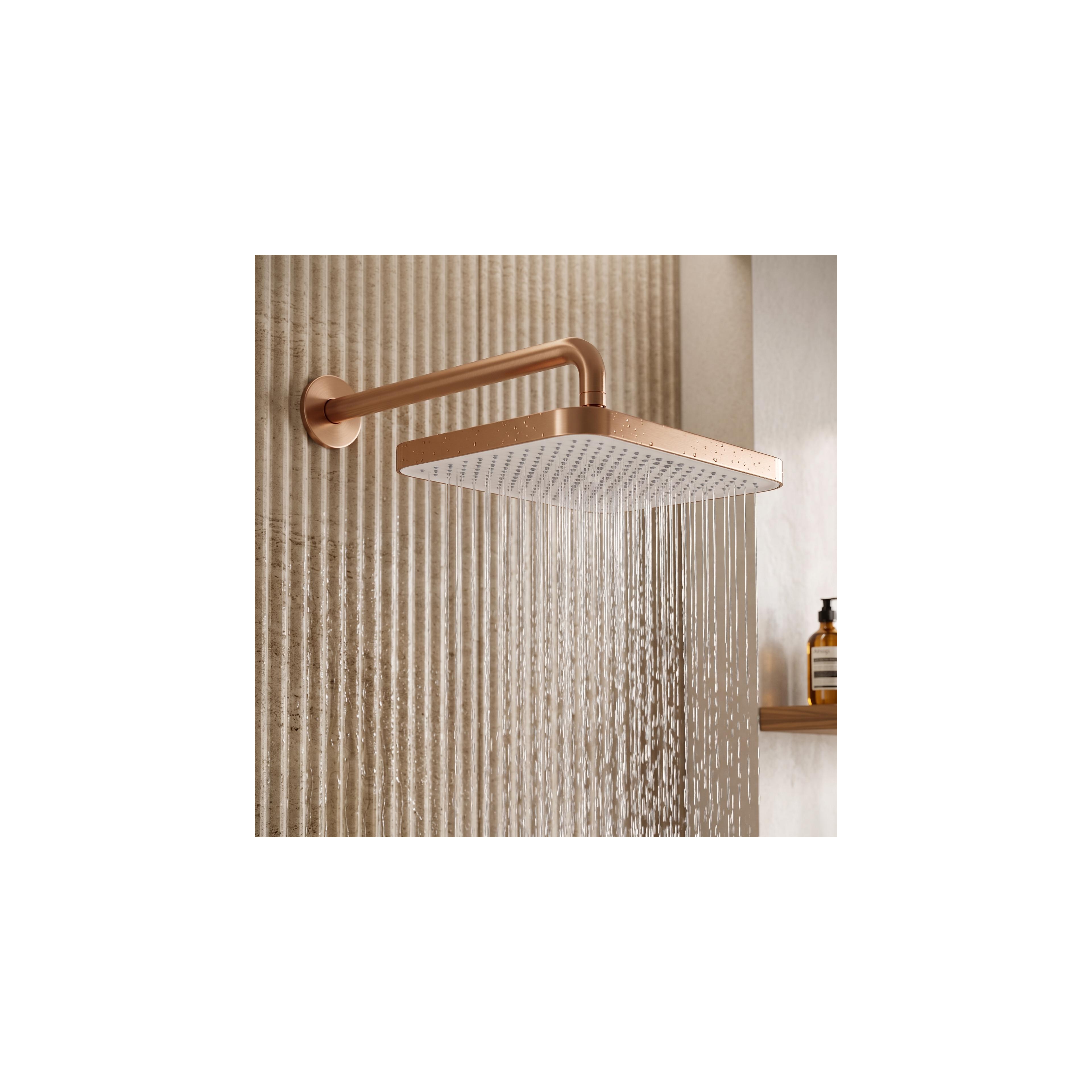 Stačiakampė lietaus dušo galva REA JS-032 Brushed Copper
