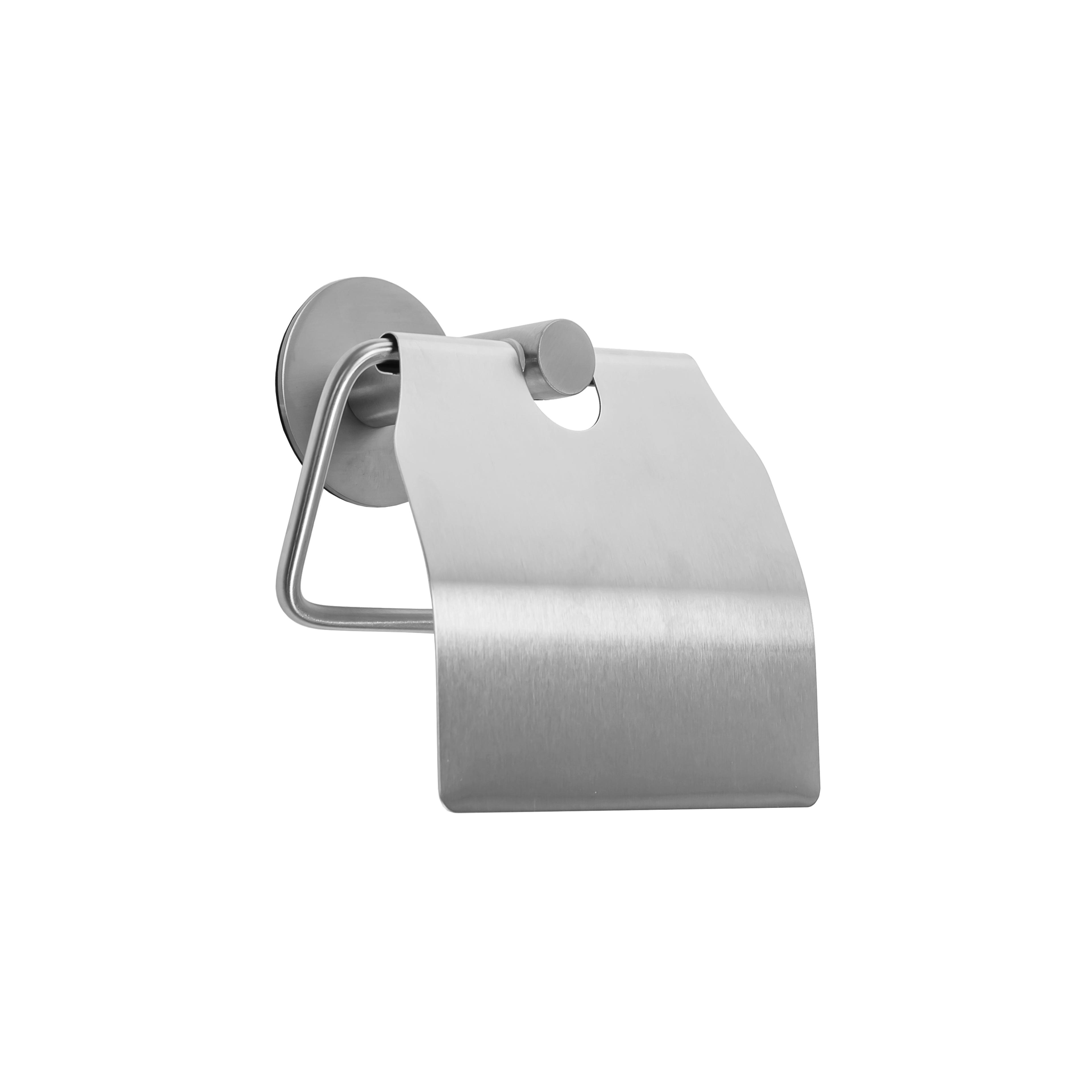 Falra szerelhető wc papír tartó Nickel Brush INOX 322219 DUO