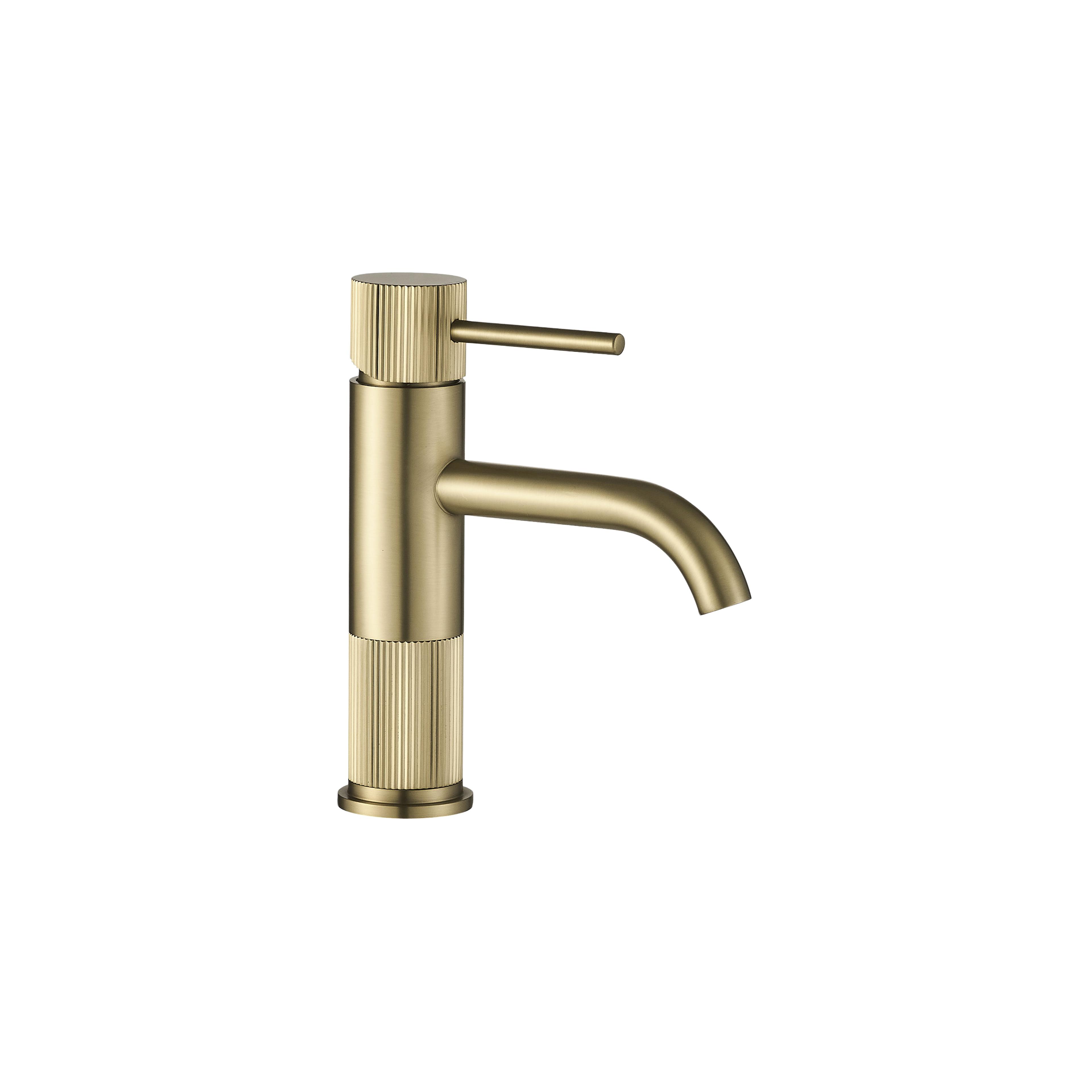 Baterie pentru baie Rea Lungo Stripe Brush Gold Low