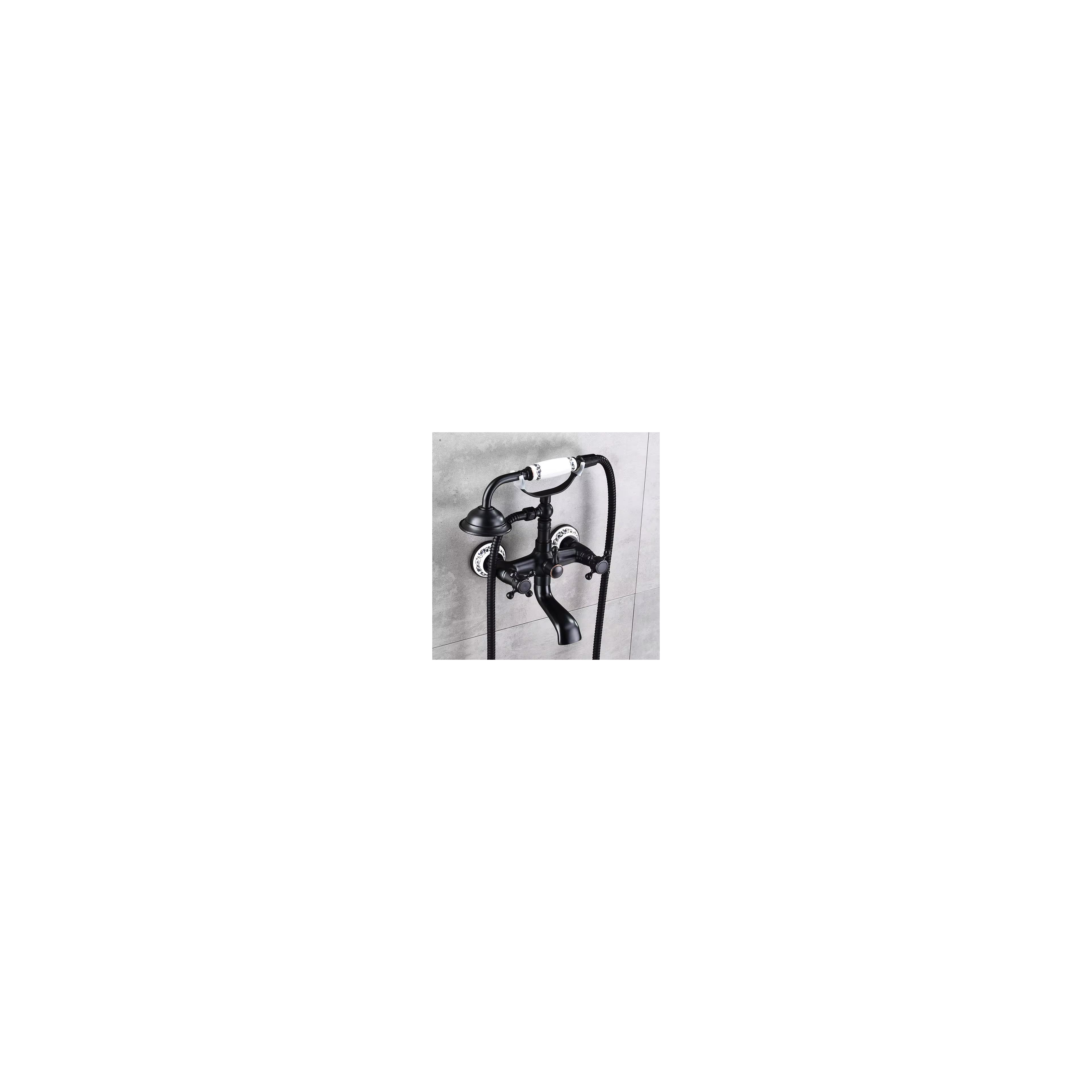 Bath faucet Rea Rustico Old Black