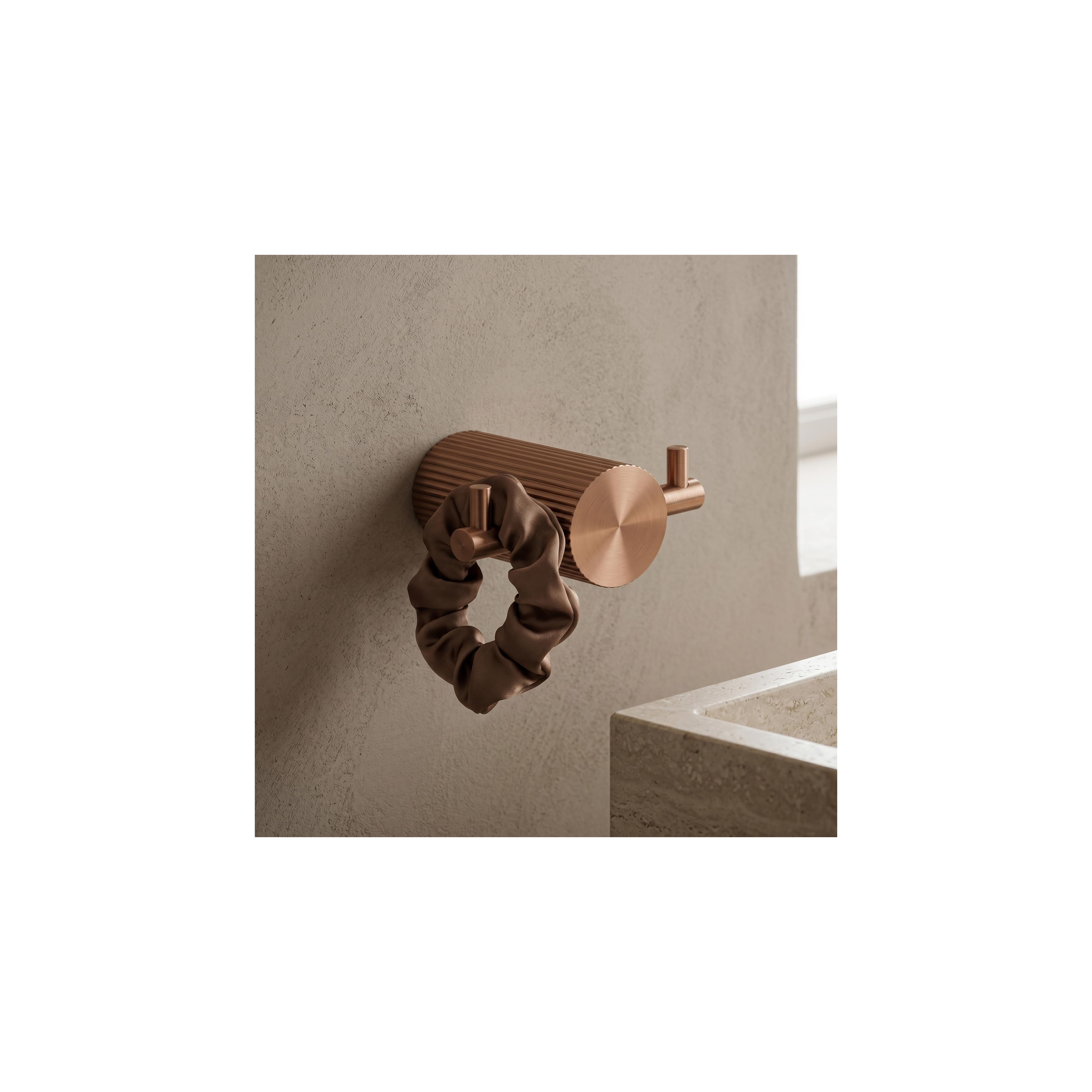 Gancho de casa de banho 64104A SOLO Brush Copper