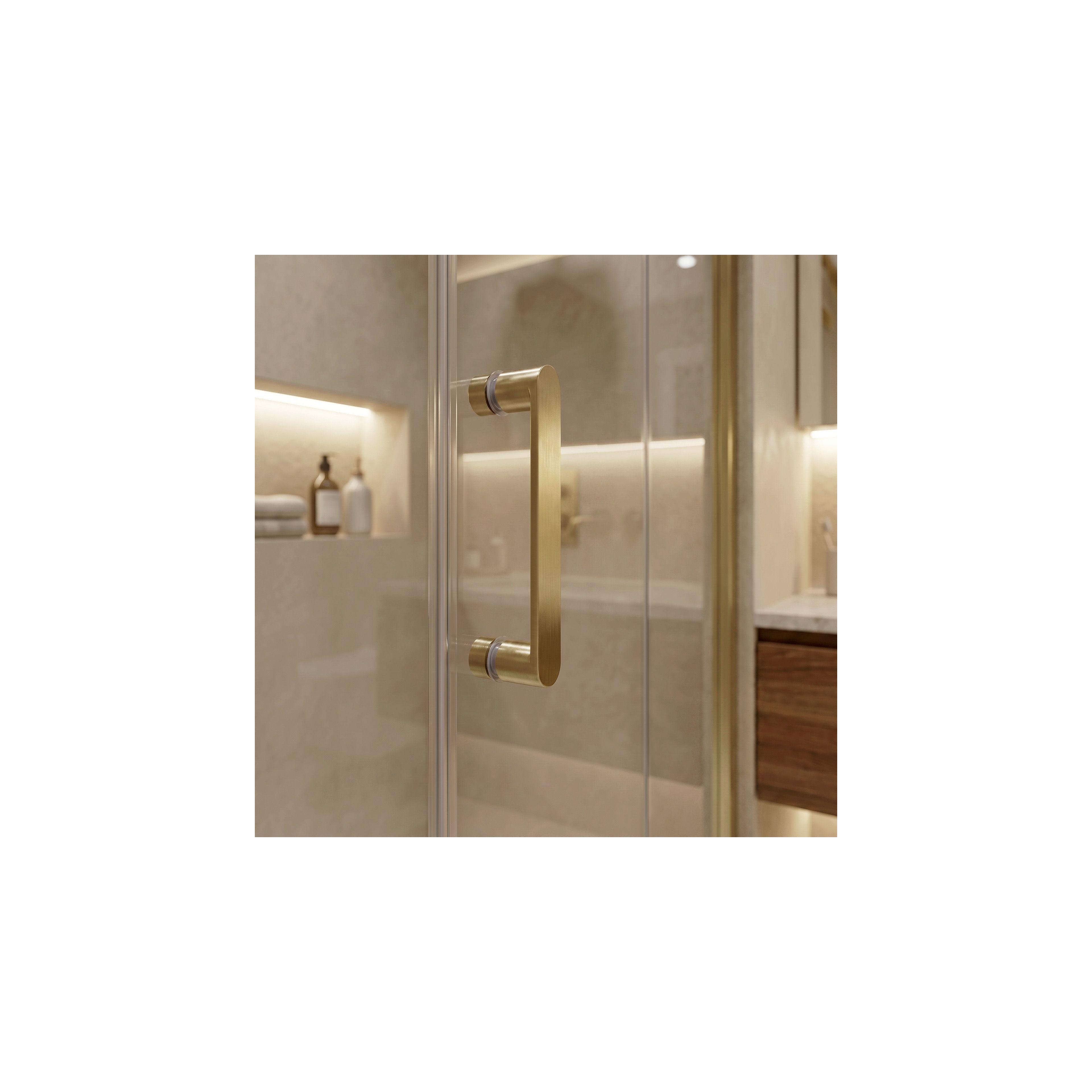 Duschkabin Rea Bruno 90x90 Brush Gold