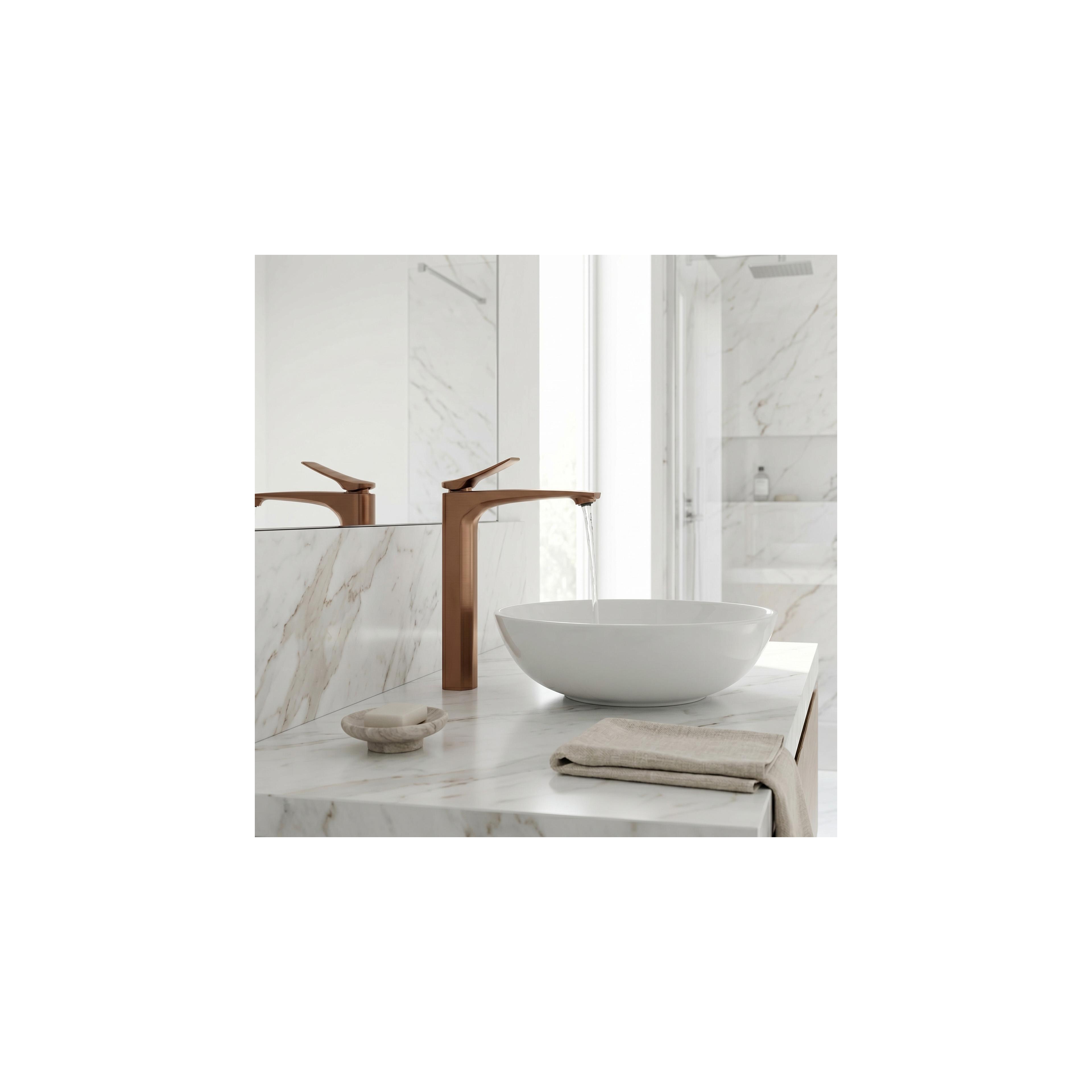 Bateria Umywalkowa REA Vision Brush Copper High