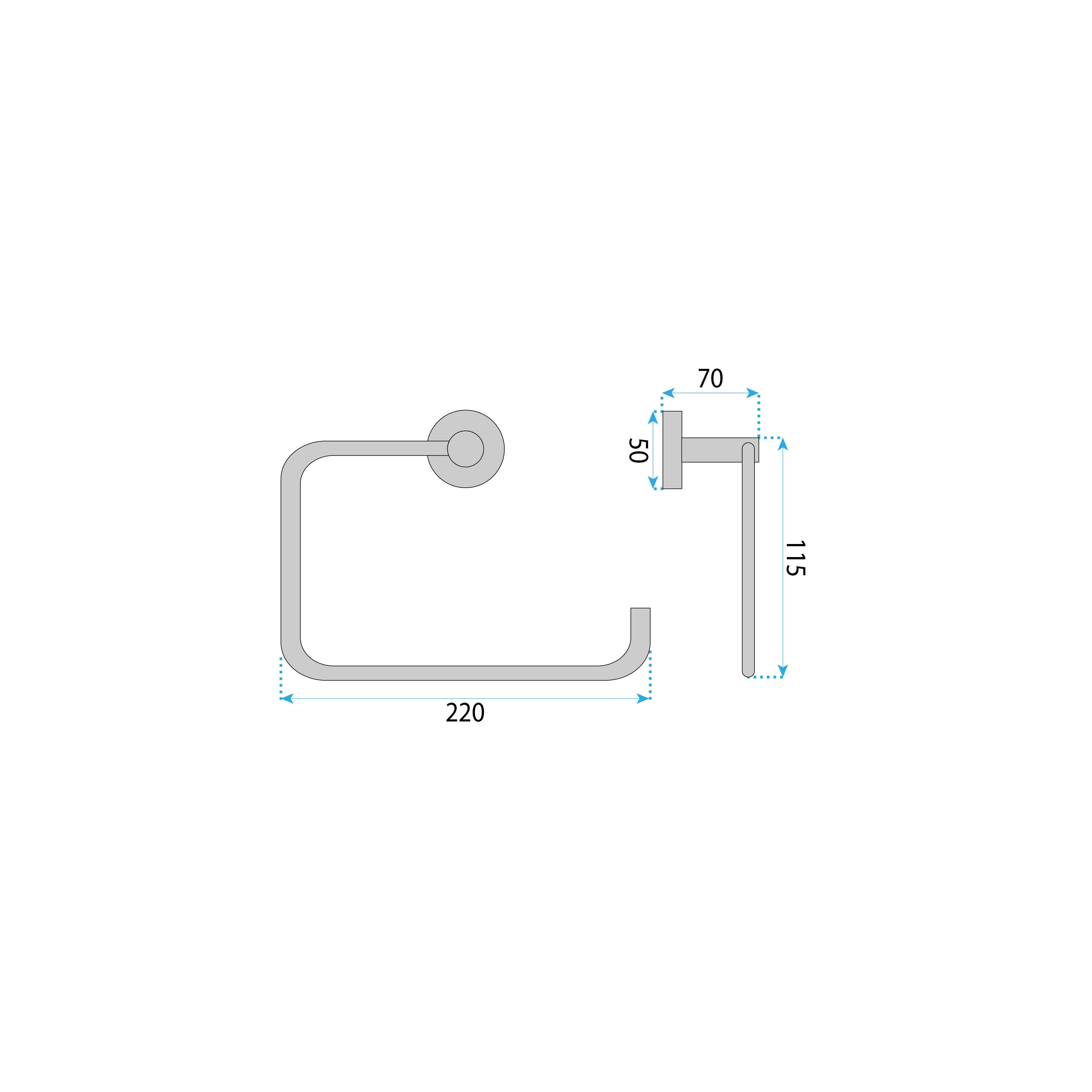 Porte-serviette 5610 Leo Gold