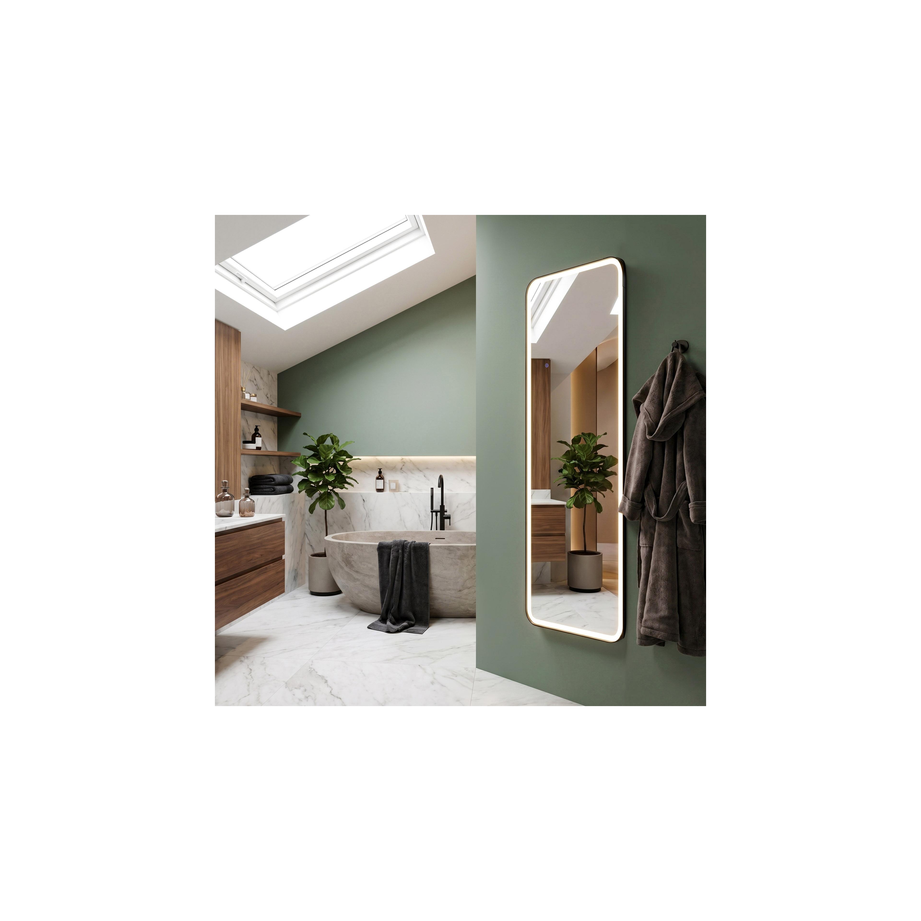 LED-SPEGEL Classico 50x160cm Black