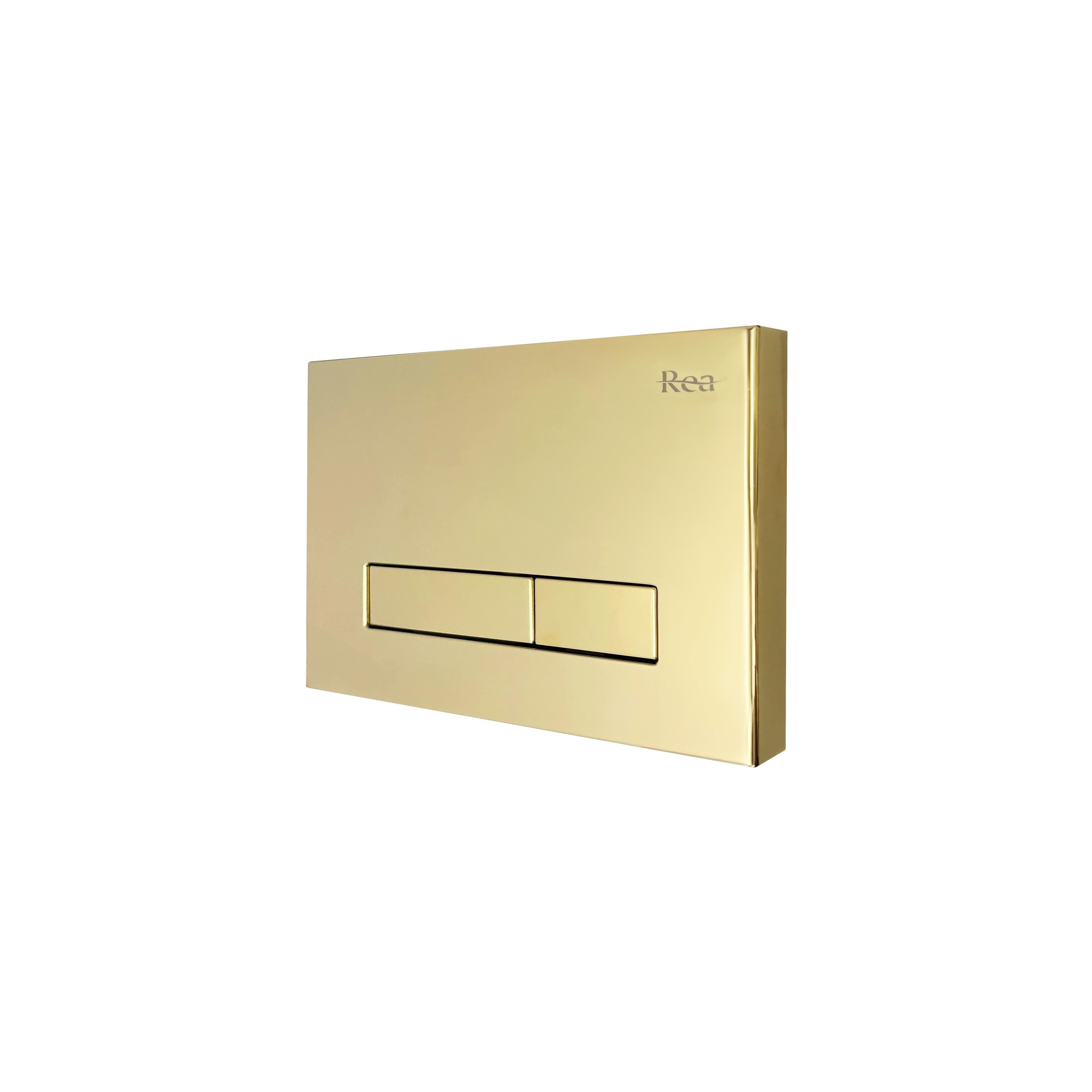 WC Toilet Flush Button H type  Gold