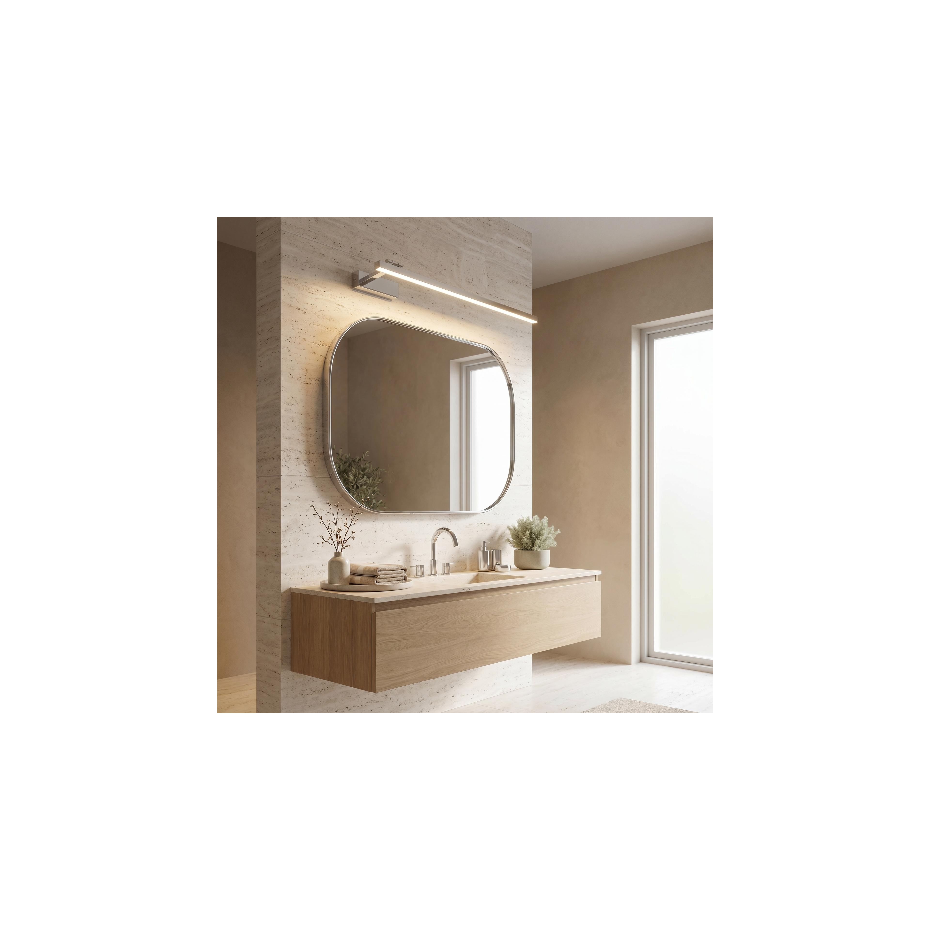 Vannitoa seina LED-valgusti SWE030-1W 80cm CHROME