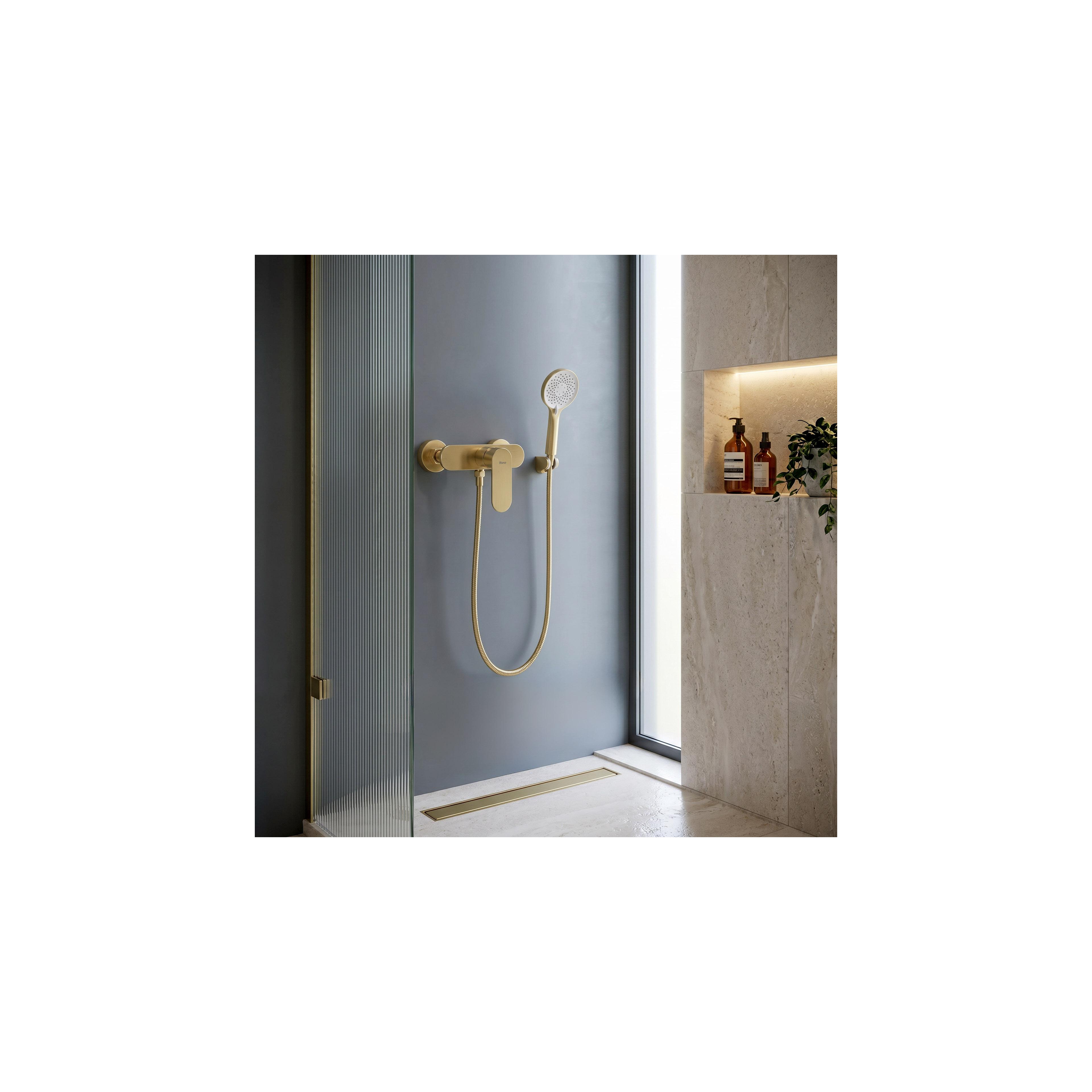 Shower faucet REA DROP Brush Gold