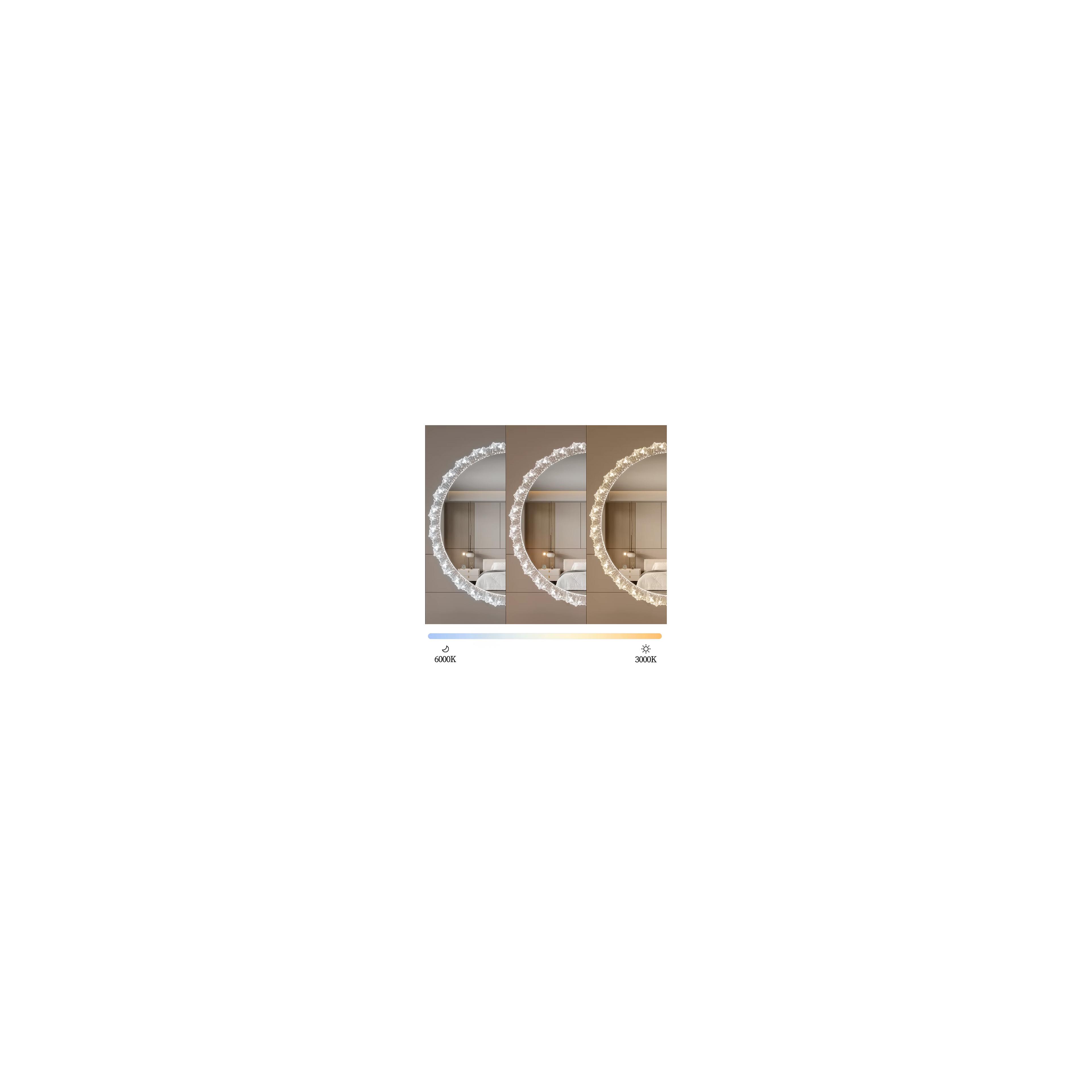 LED sienas spogulis 60cm YH-3561