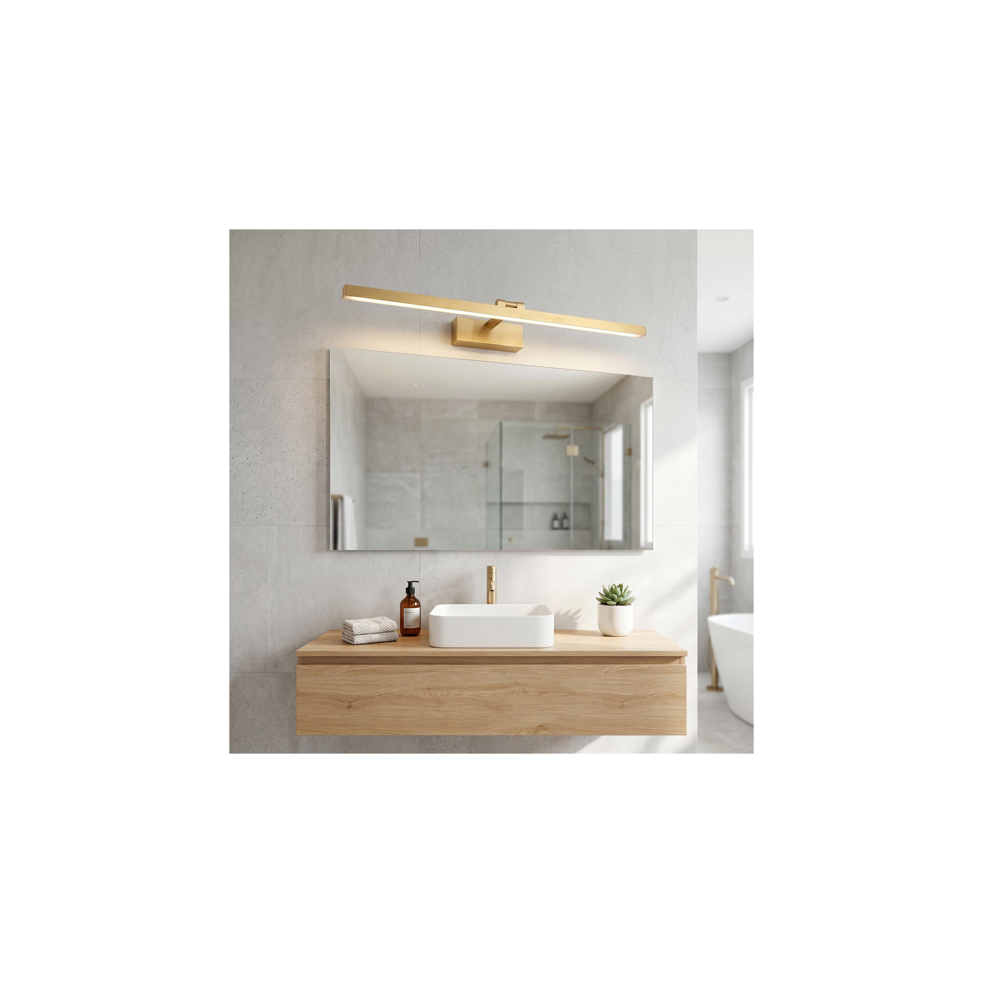 Bathroom LED wall sconce APP1865-1W 80 cm BRUSH GOLD