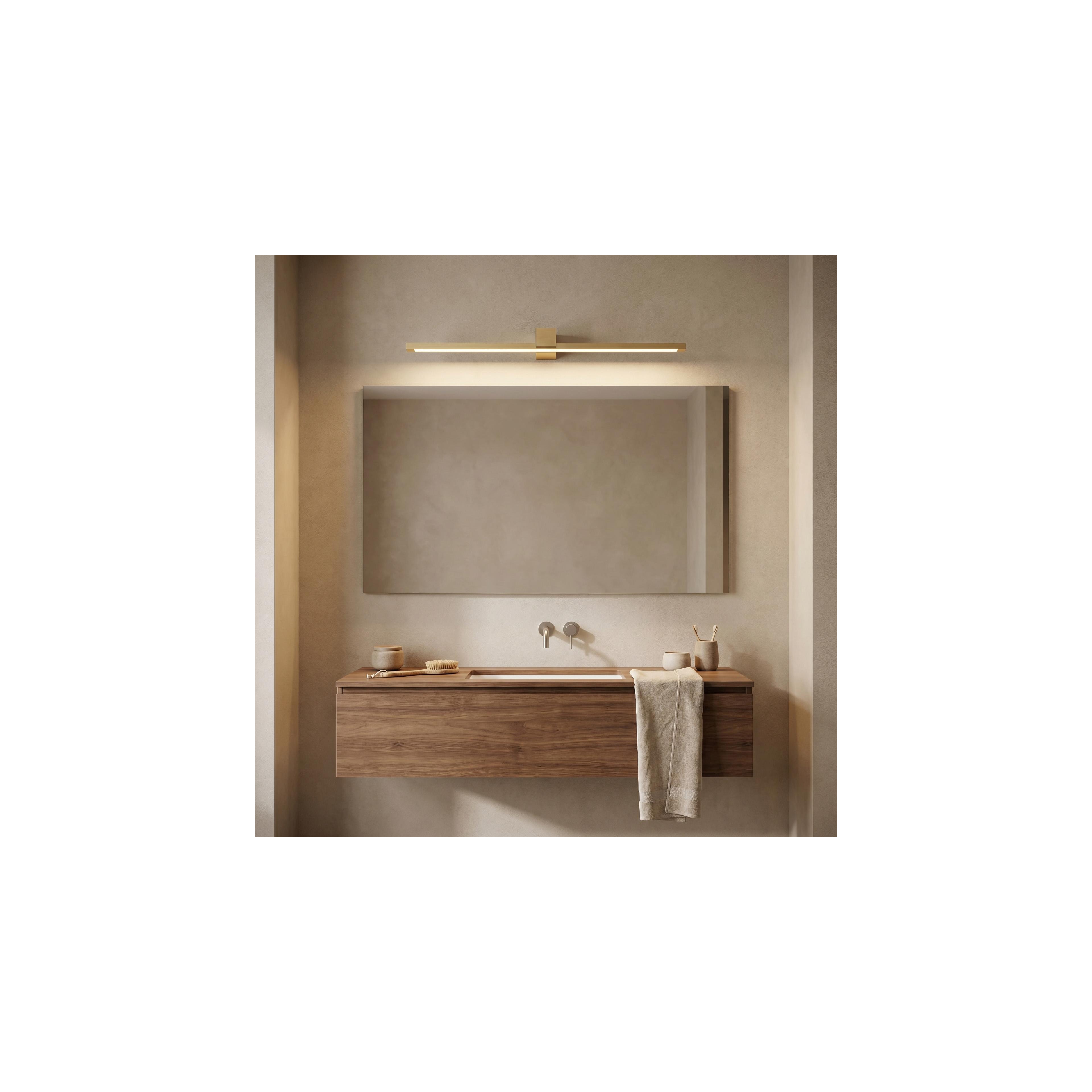 Bad LED-Wandleuchte SWE048-1W 80cm GOLD BRUSH