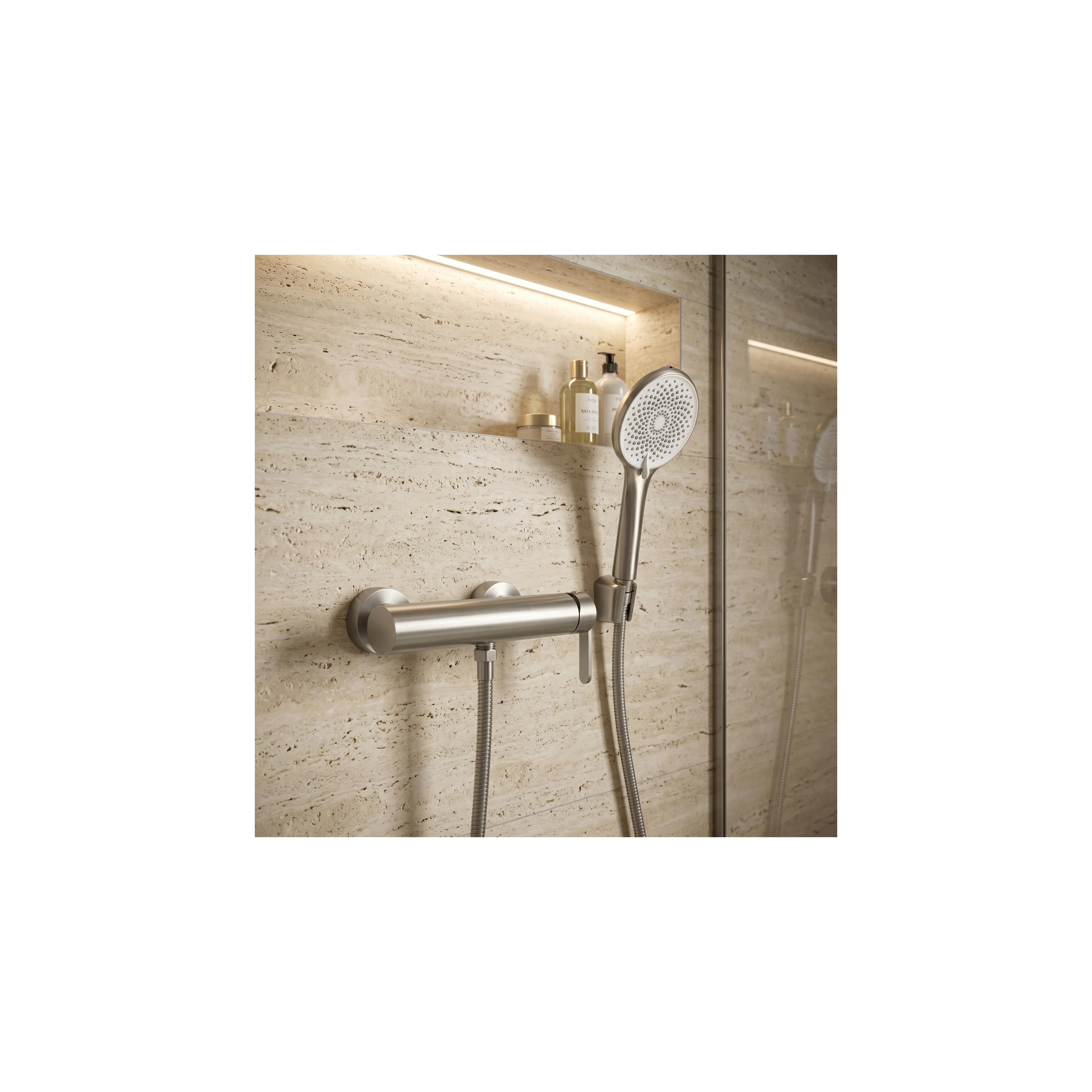 Bathtub faucet REA Ontario Side Brush Nickel