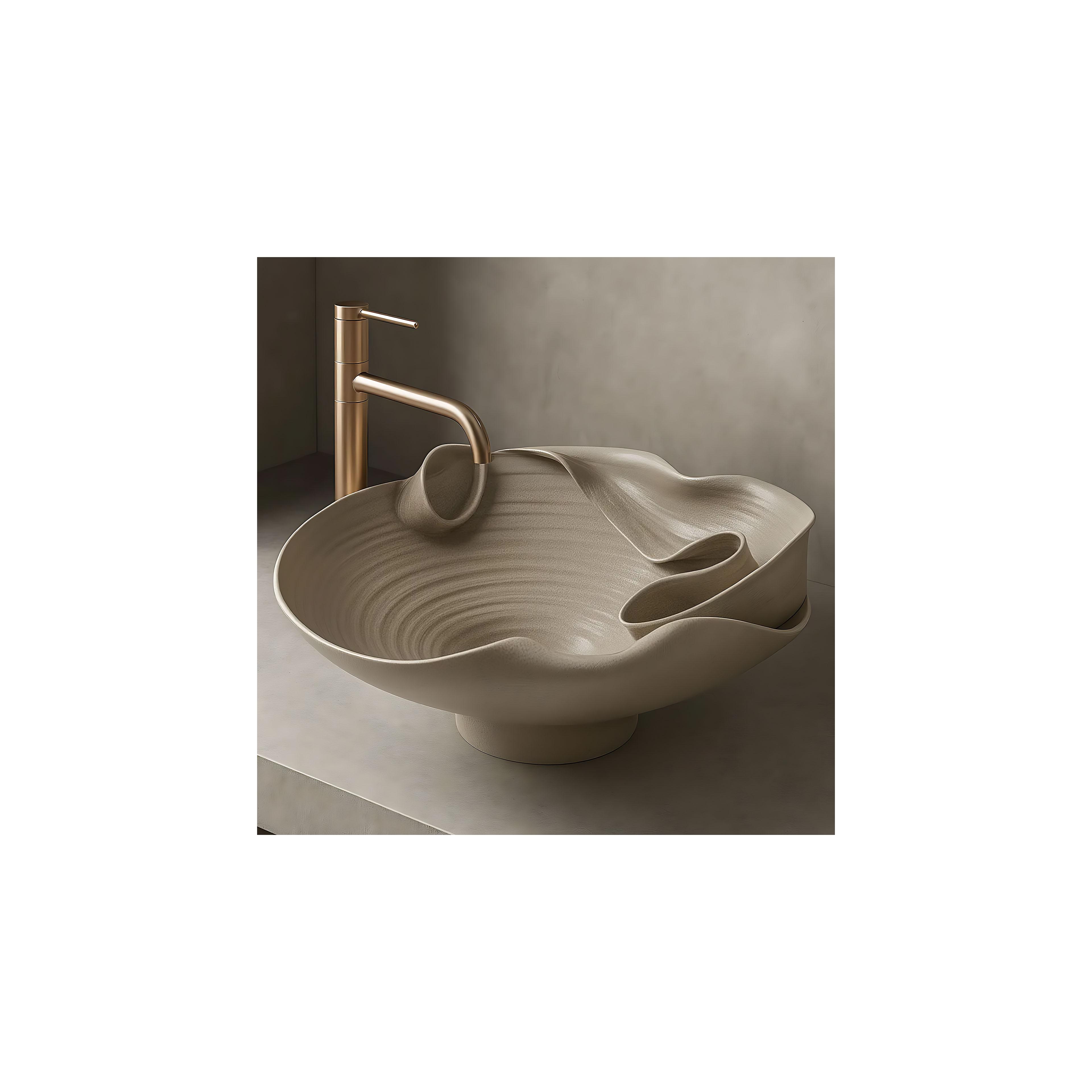 Jalustallinen pesuallas REA HM-12 Handmade ART