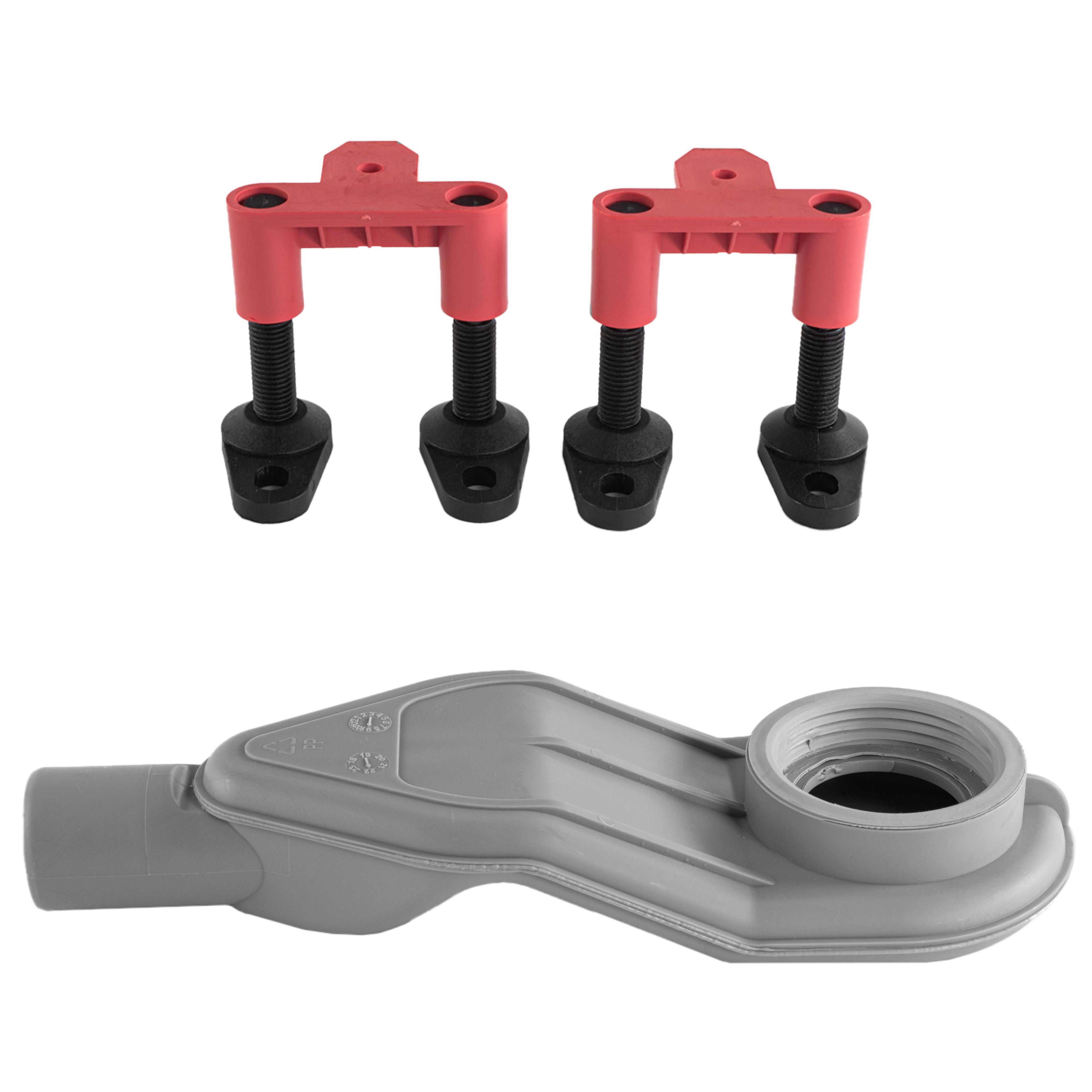 Linear drainage REA Neox Superflow Black 80