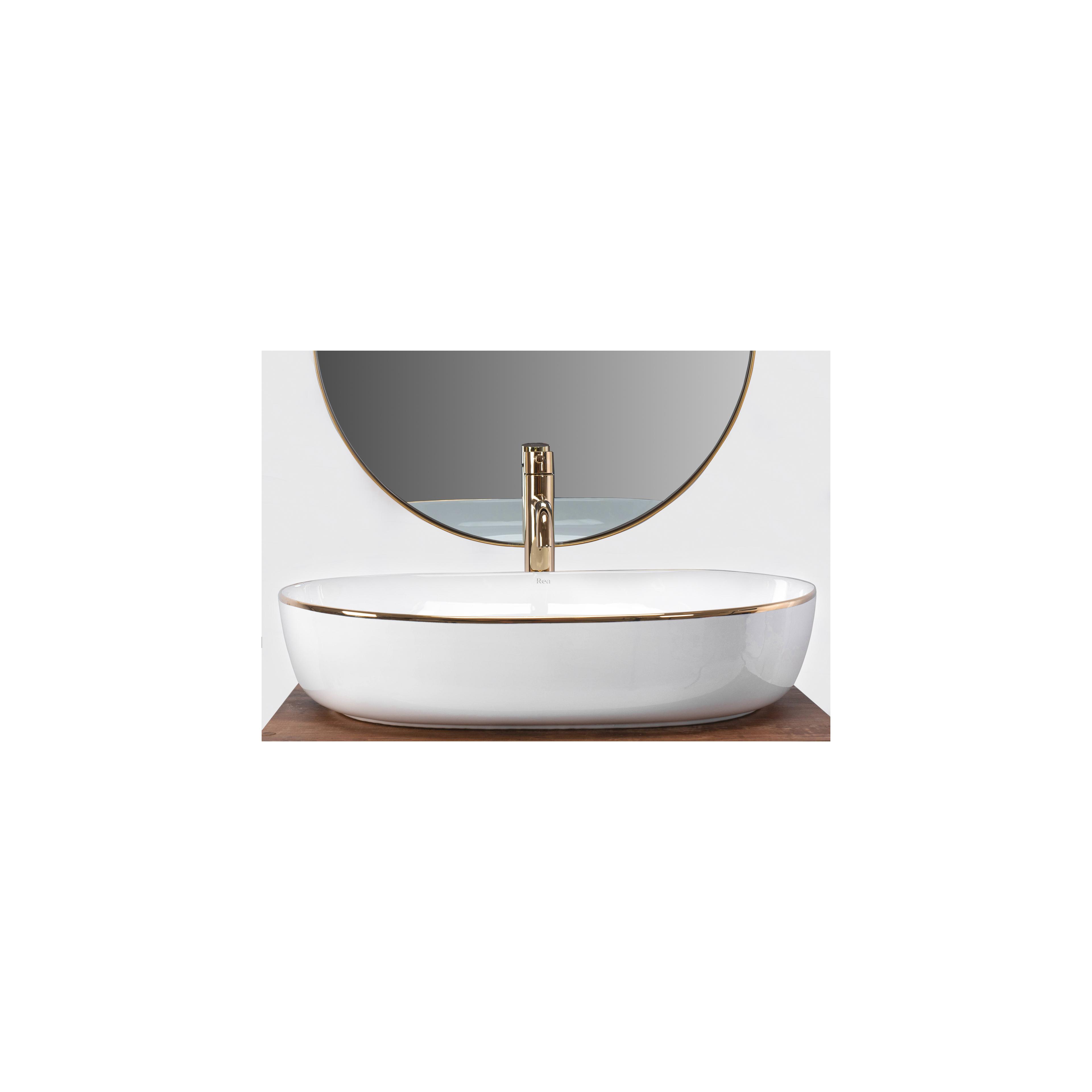 Rea CLEO 61 Gold Edge työtasopesuallas