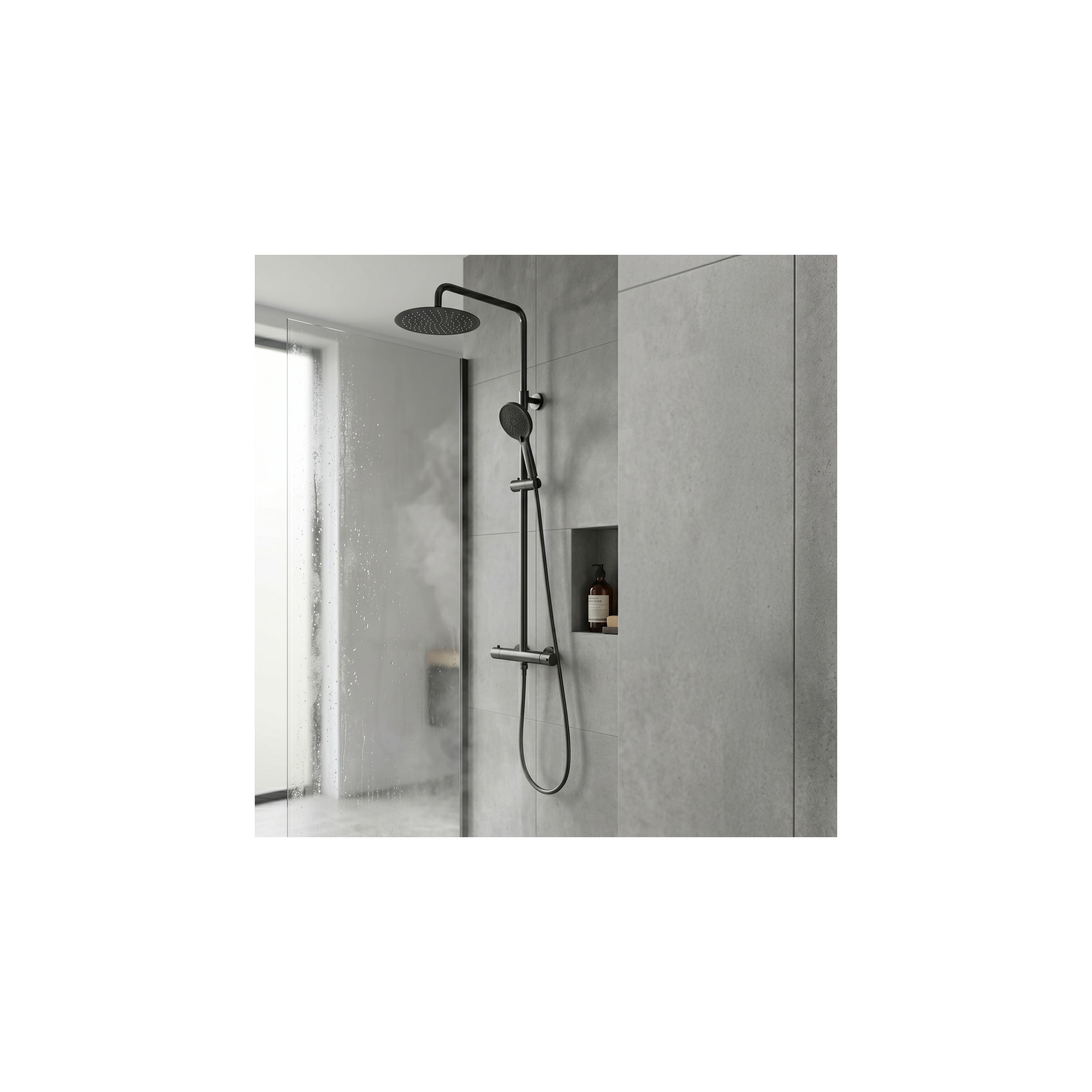 Thermostatic shower system Rea Drop Titan