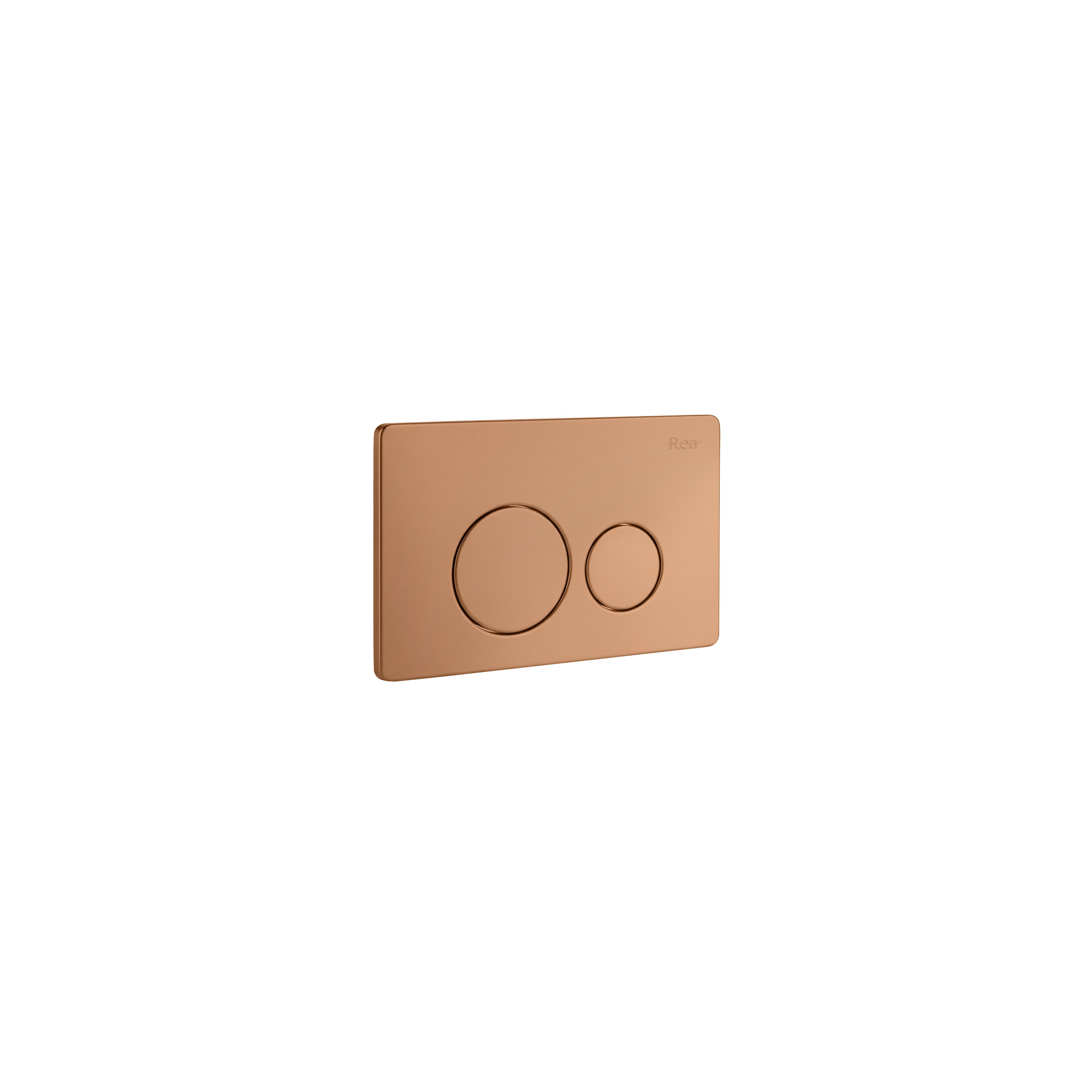Plaque de commande WC type Rea I K011A-Q Copper Brush