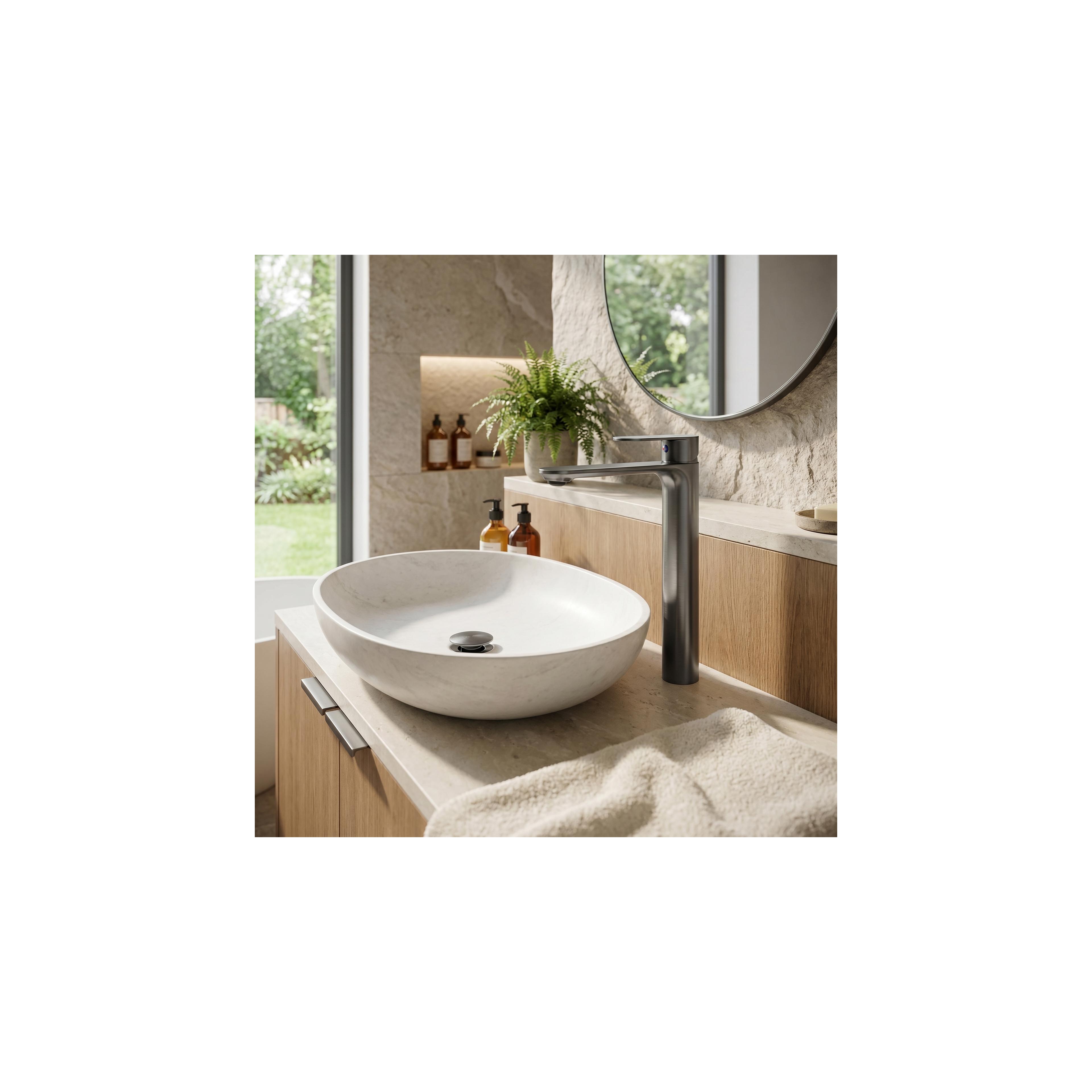 Bathroom faucet Rea Drop Titan High