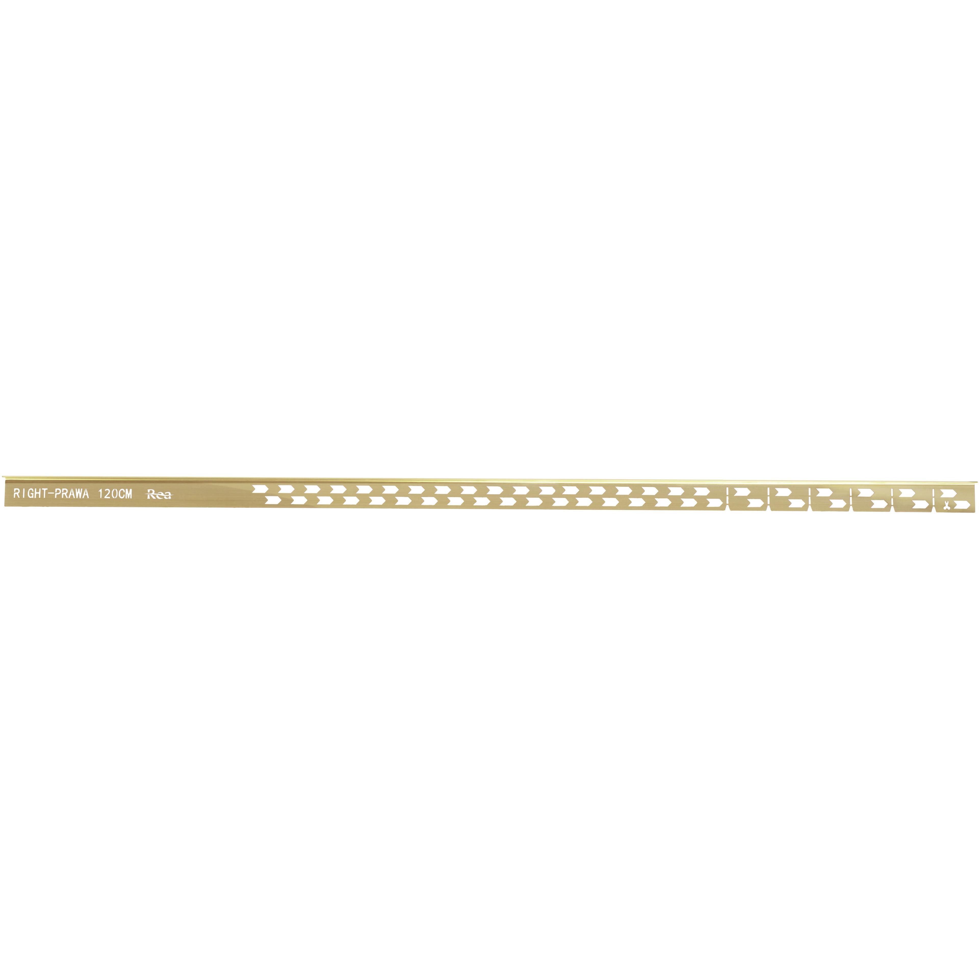 Shower tray skirting panel 120cm Brush Gold