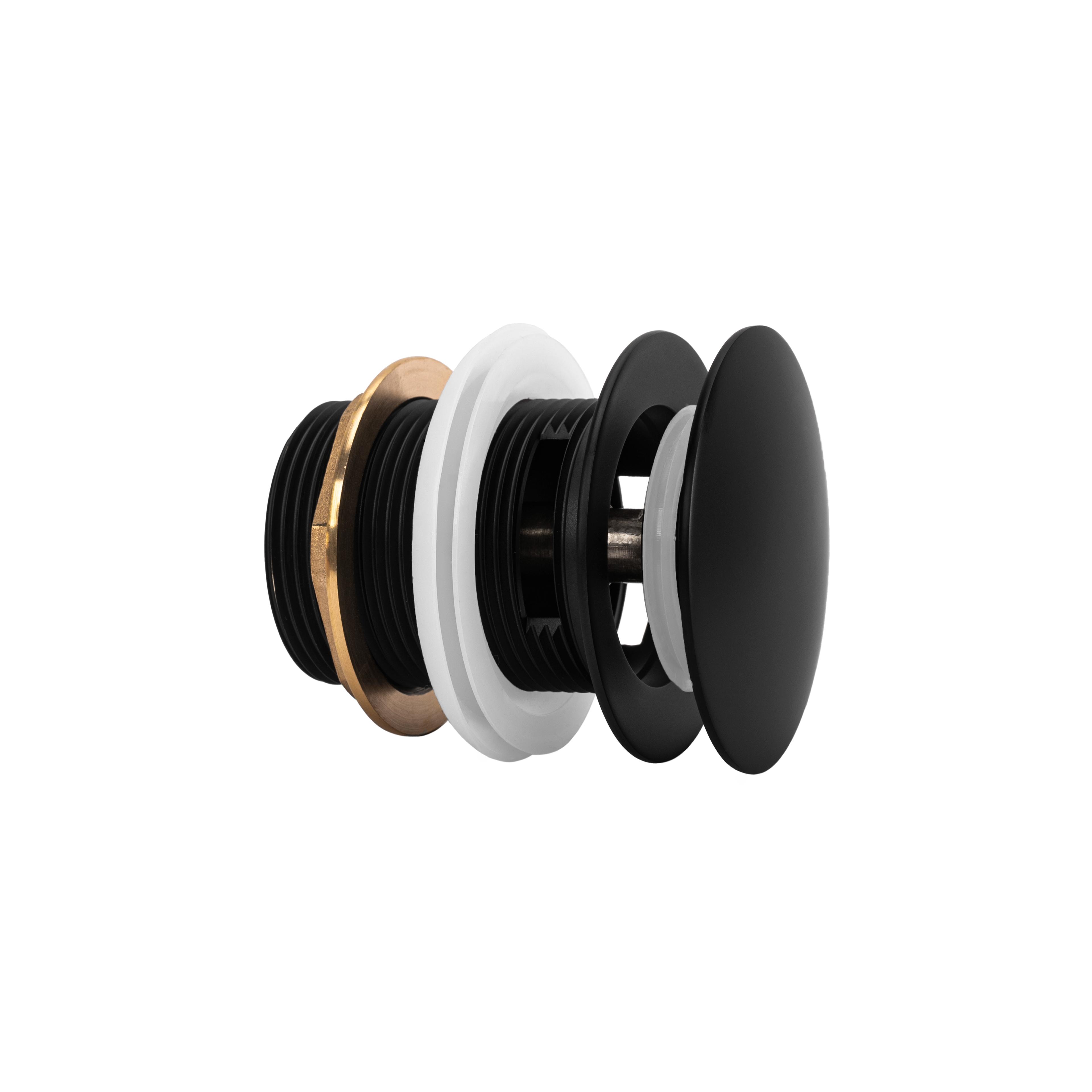 Bathtub Plug Rea Black 6cm
