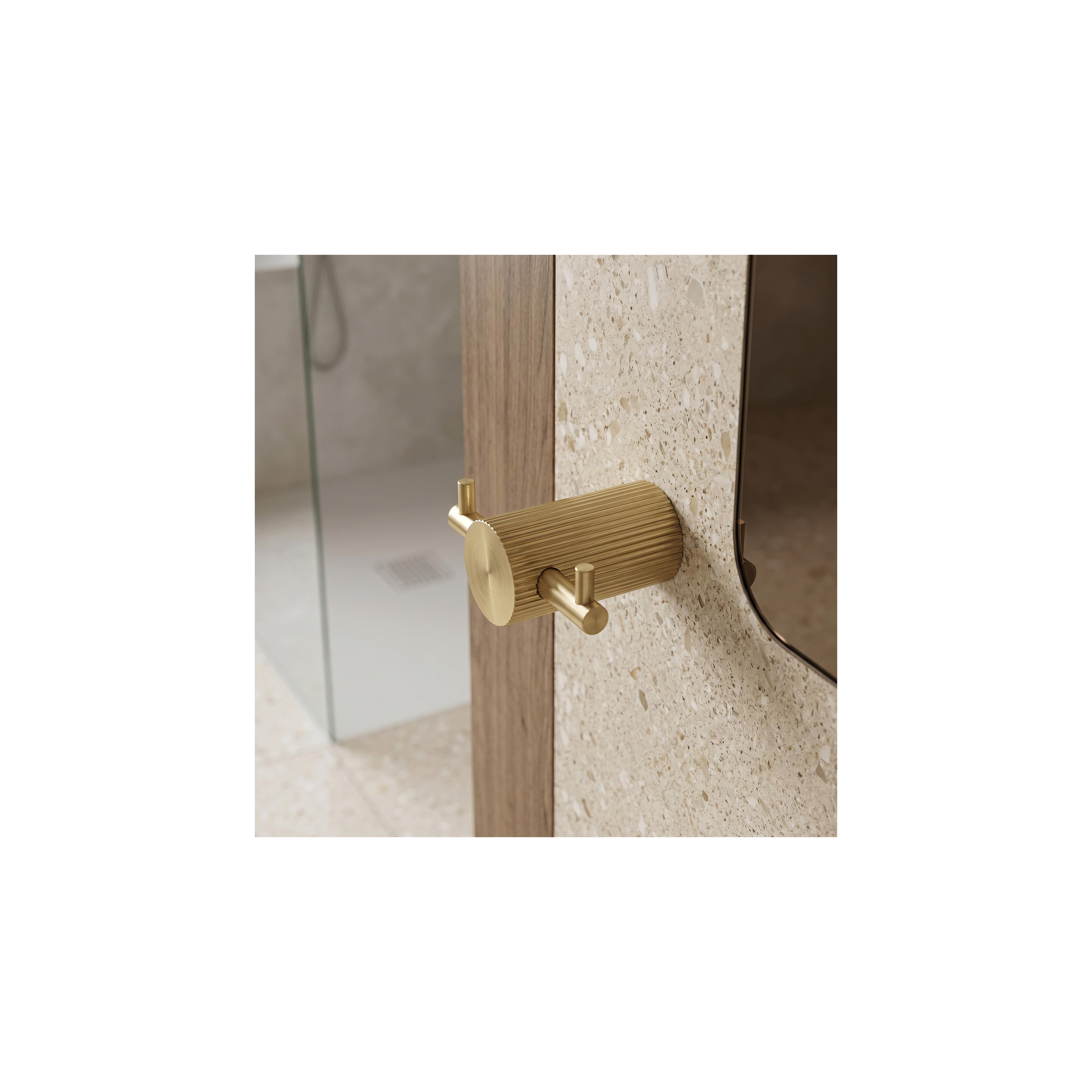 Gancho de casa de banho 64104A SOLO Brush Gold