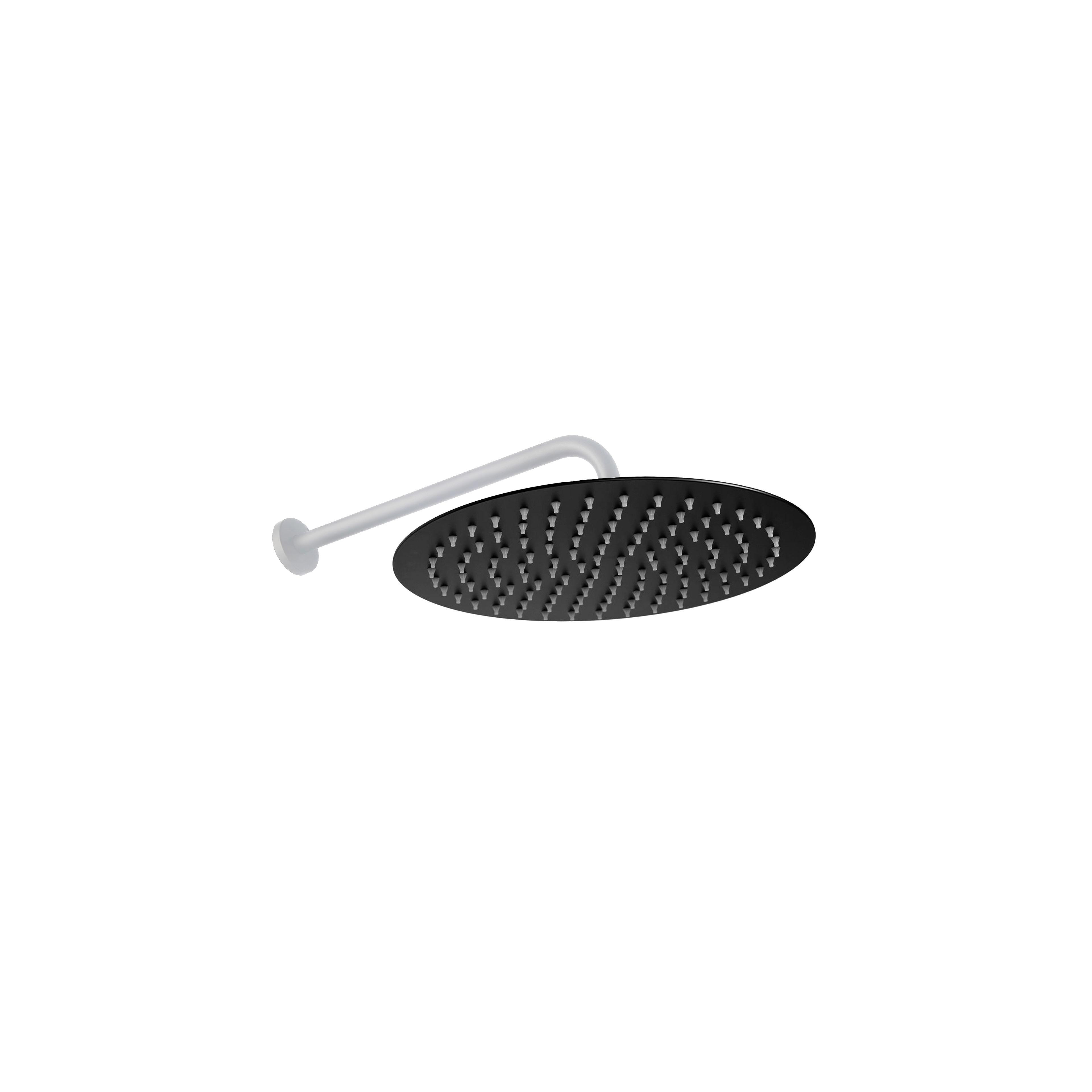 Esőztető zuhany Rea Black Matt 25cm