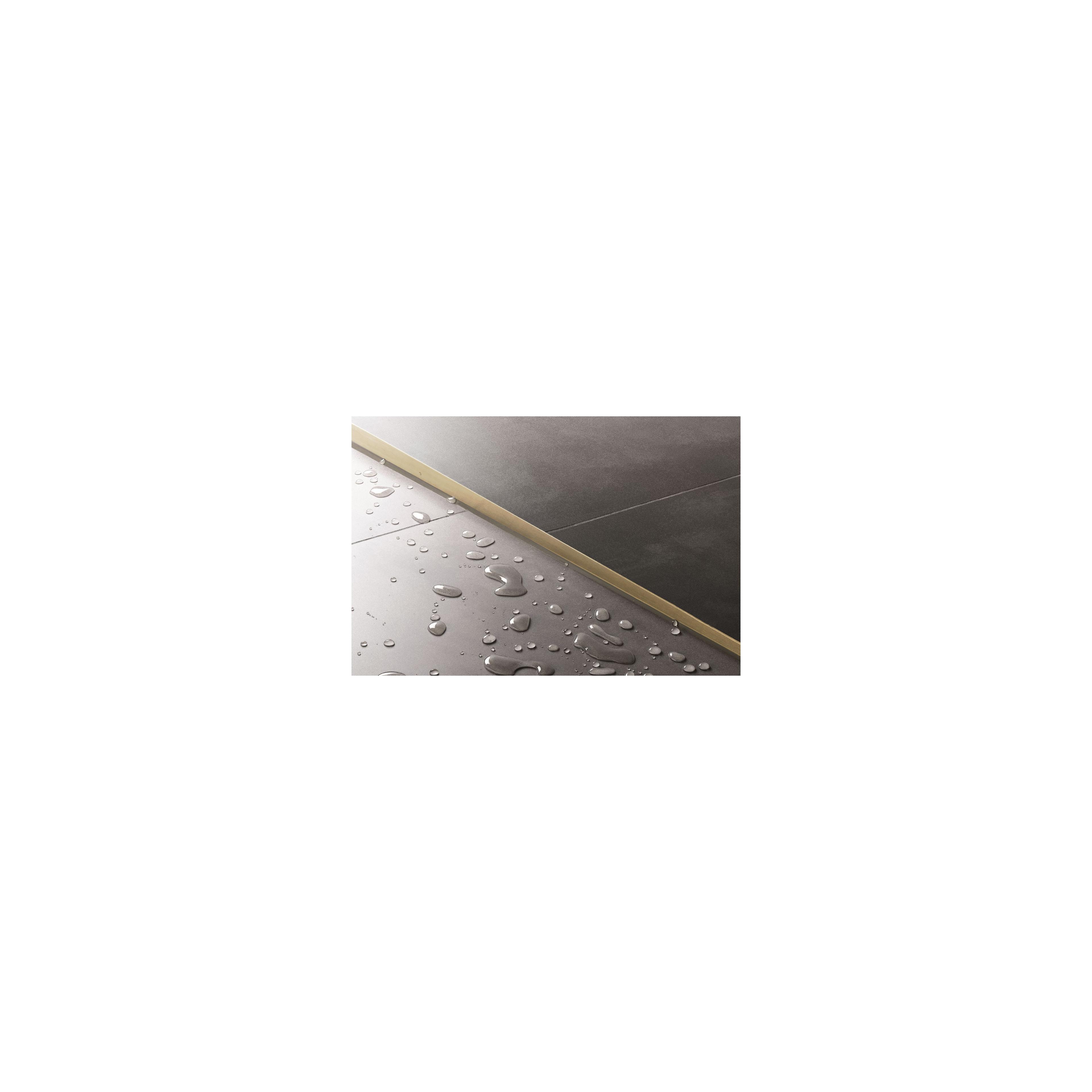 Shower tray skirting panel 120cm Brush Gold