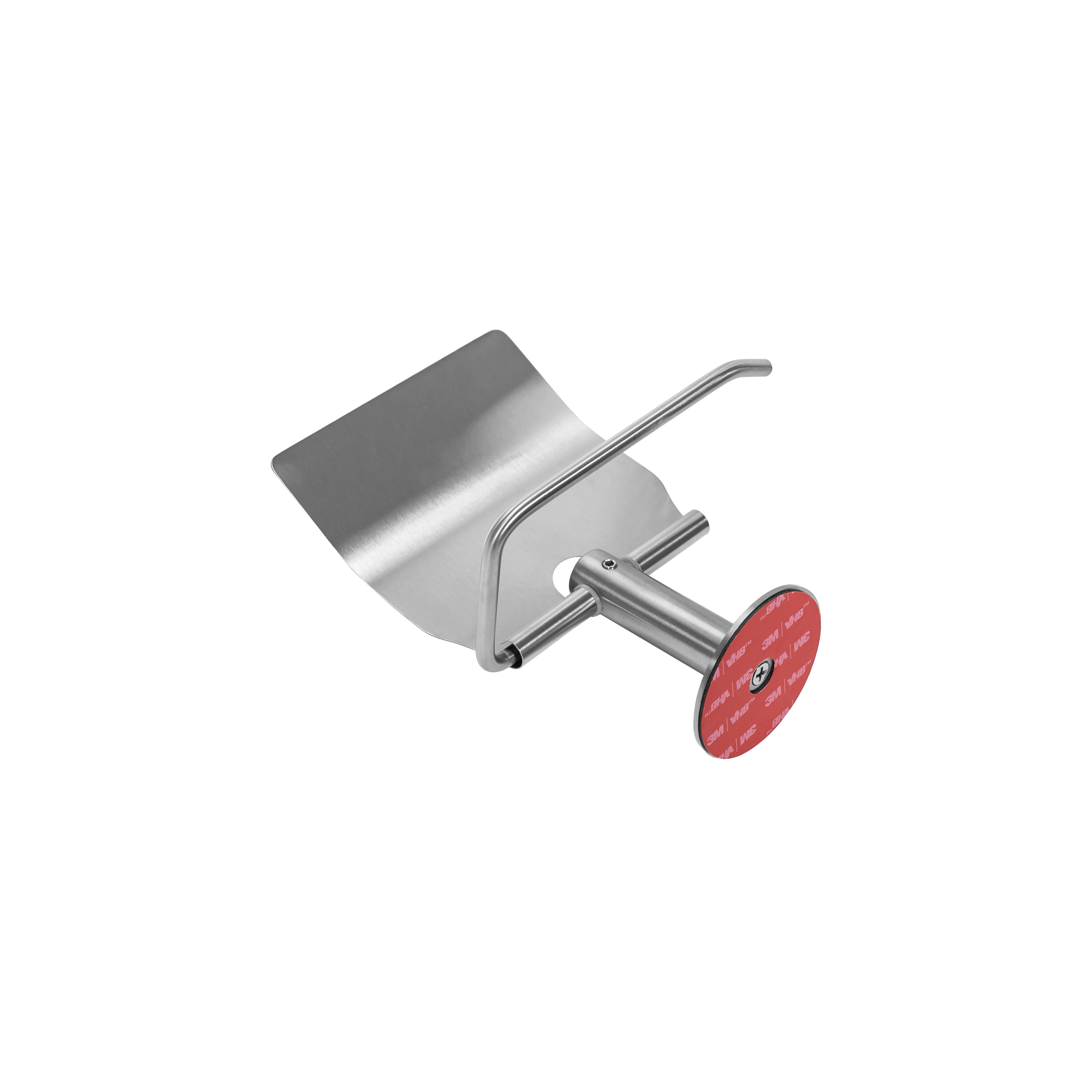 Falra szerelhető wc papír tartó Nickel Brush INOX 322219 DUO