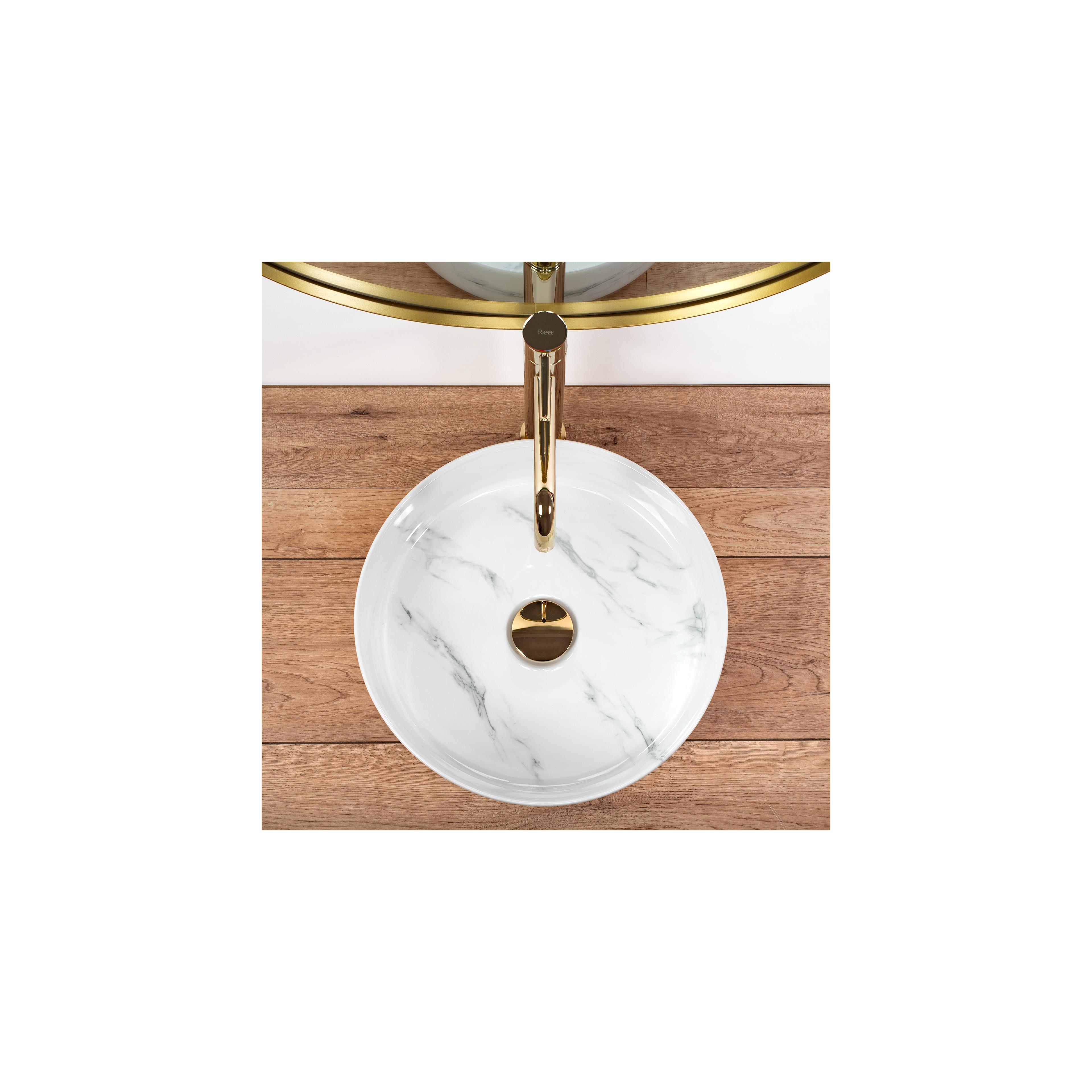 Rea Sami Nature Marble countertop izlietne