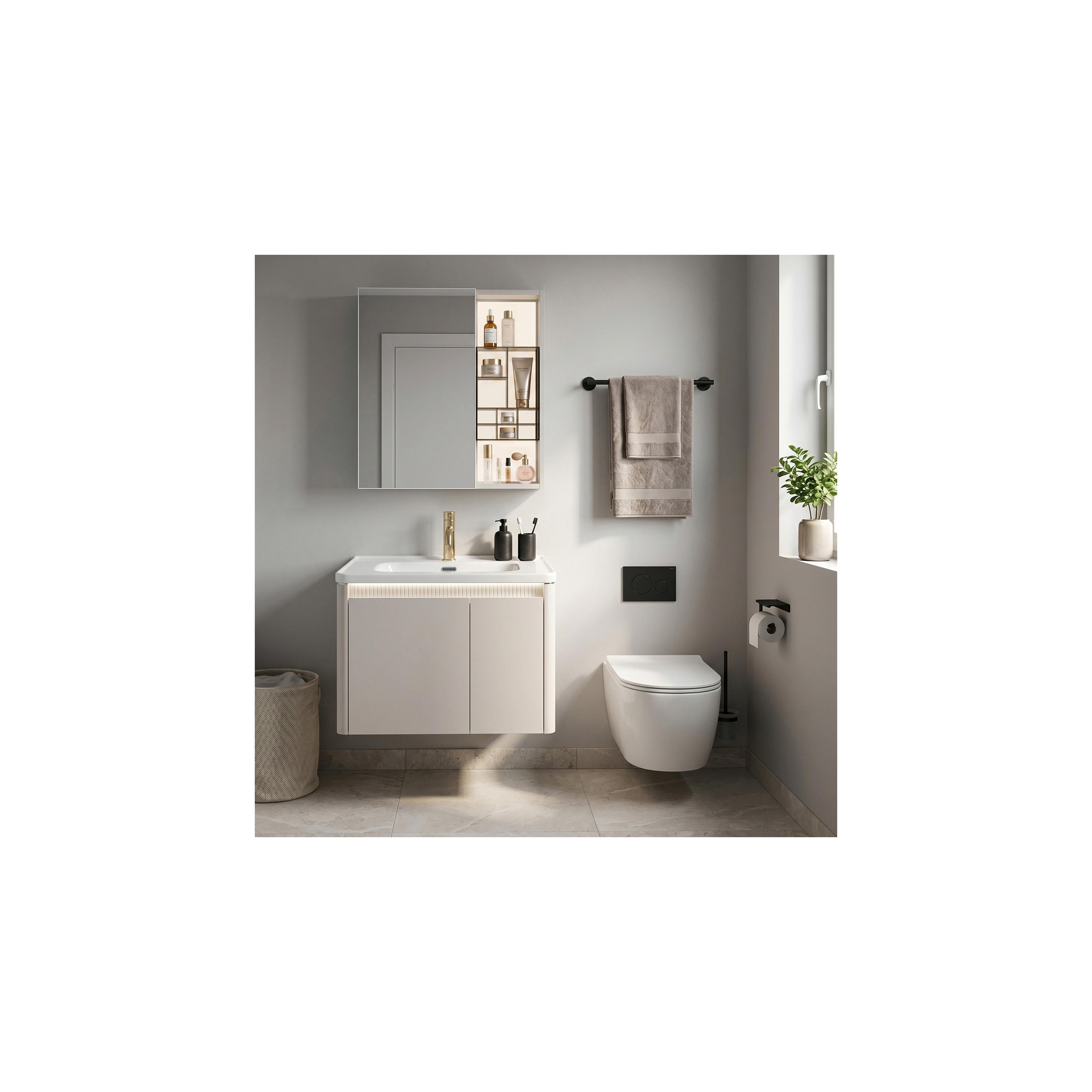 Комплект мебели за баня с мивка Sora DE07-60 Beige 60CM