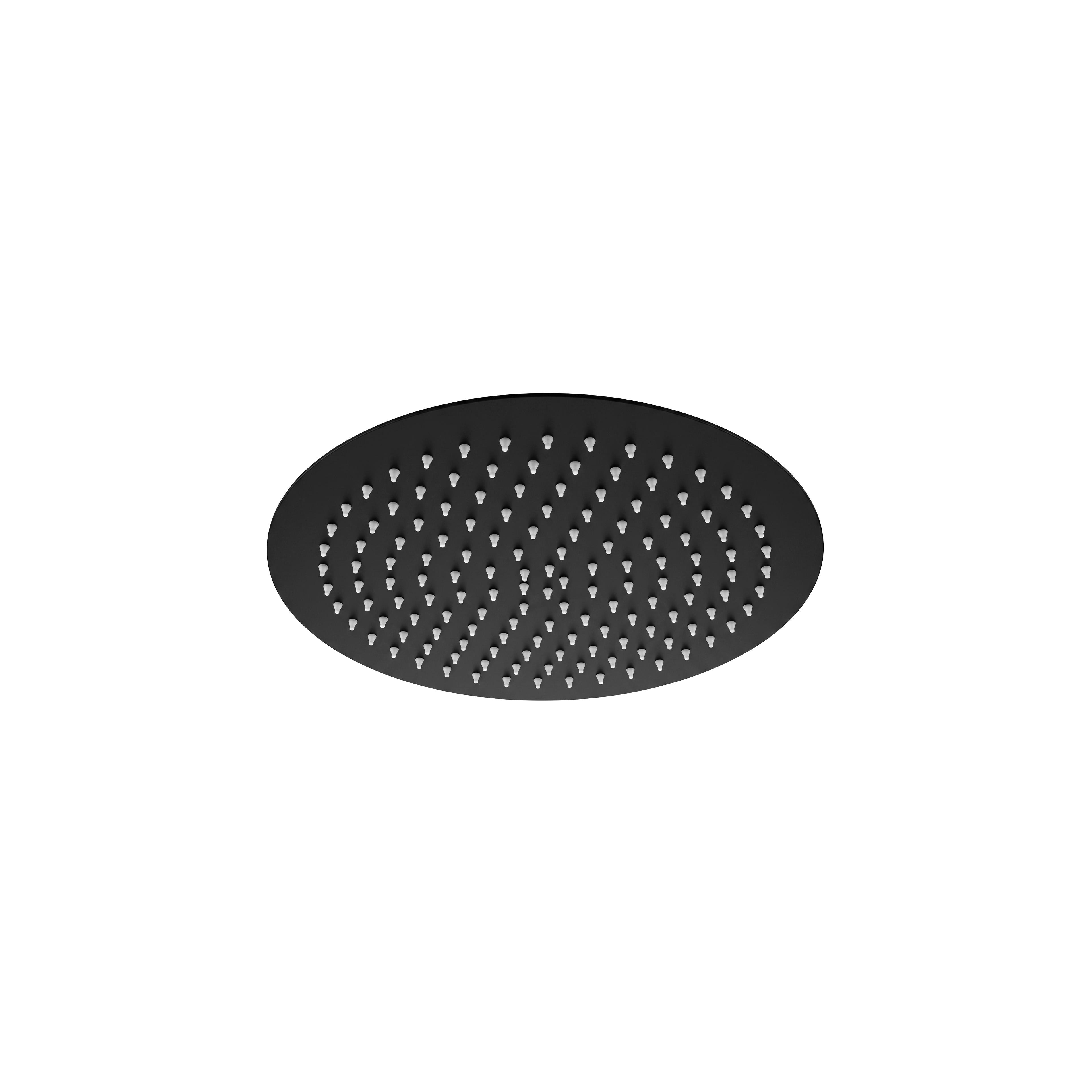 Runt duschhuvud REA JS-P014B 30cm Black