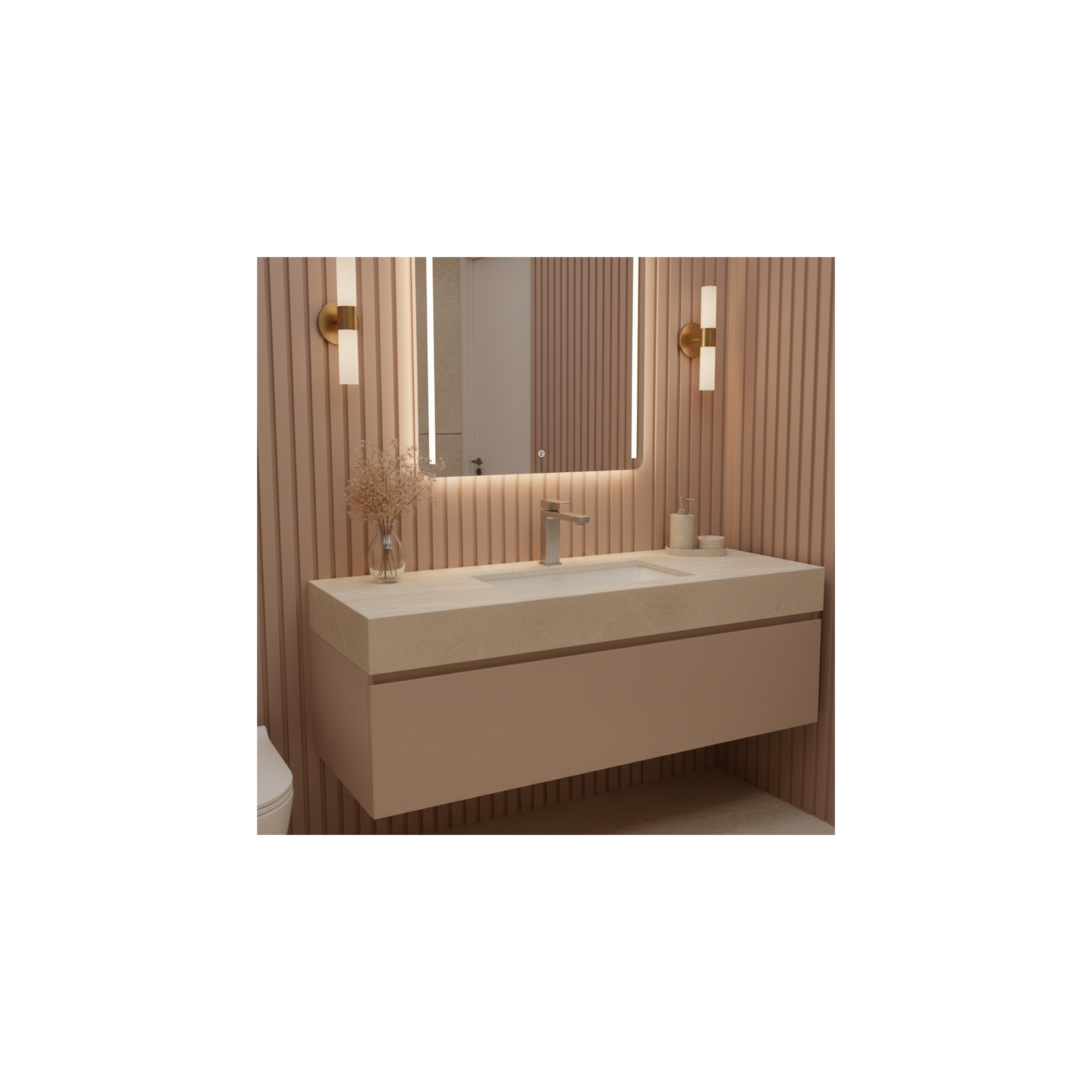 Robinet de salle de bain Rea Arlo Brush Nickle