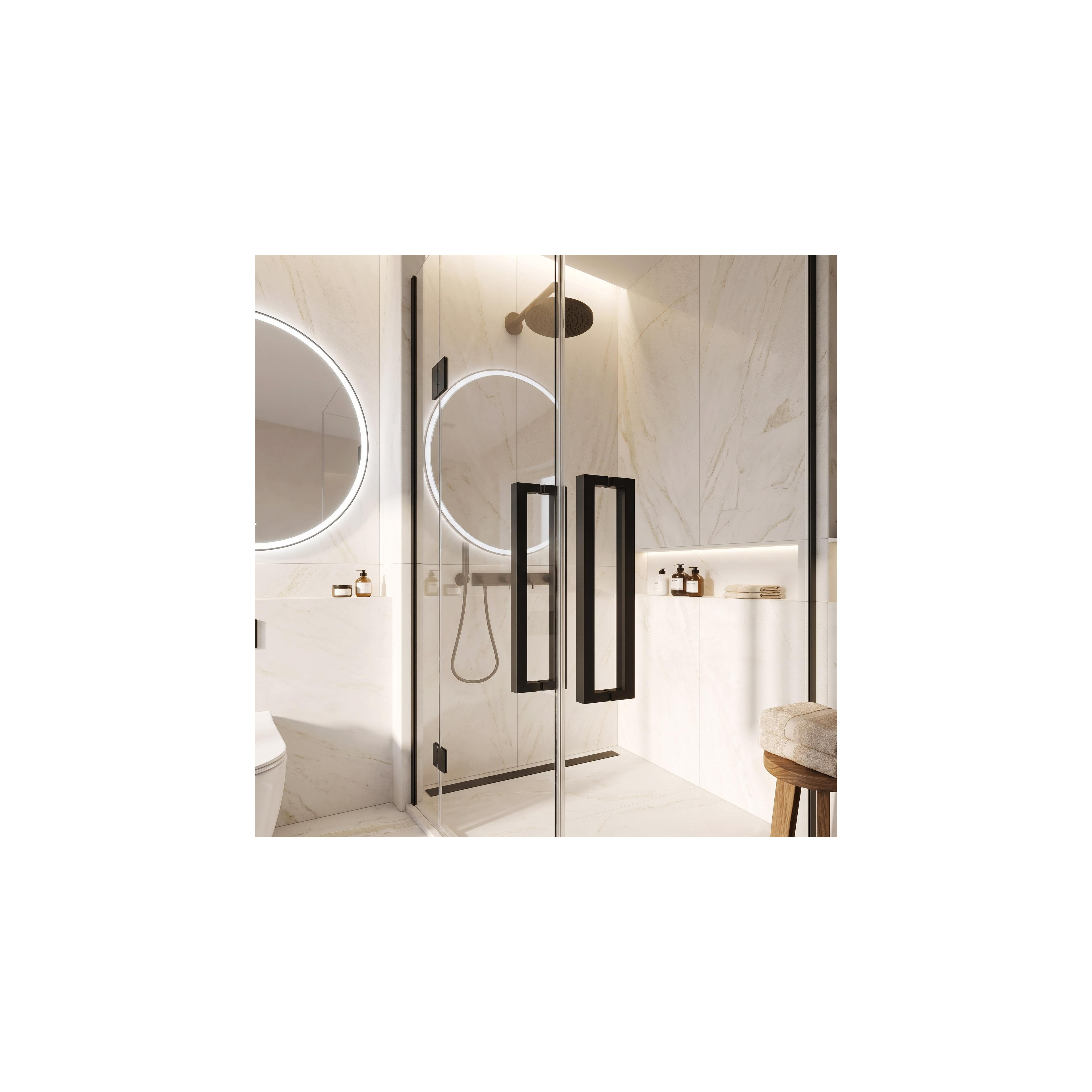 Douchedeurgreep Rea 01 Black