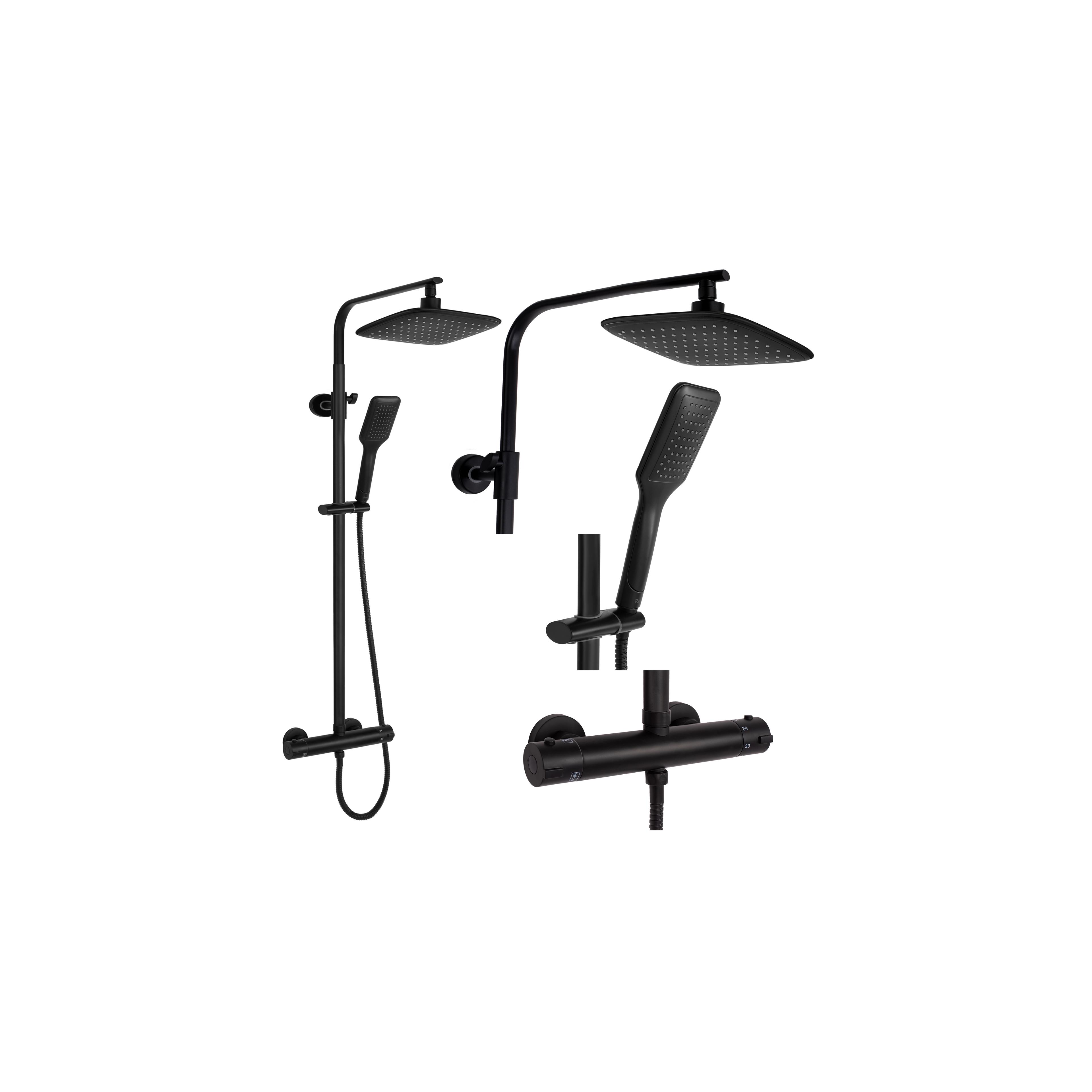 Kit de douche REA Tom black