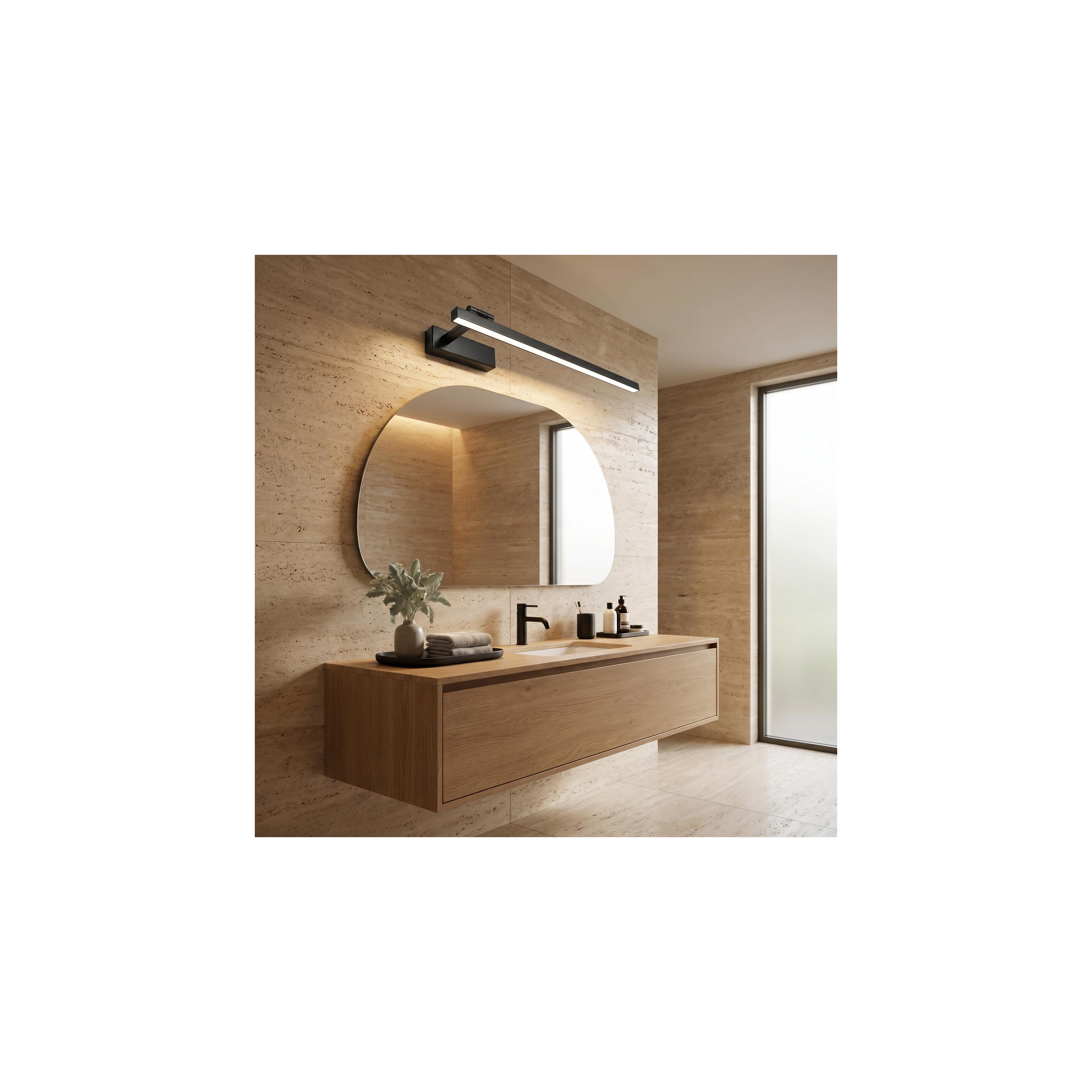 Vannitoa seina LED-valgusti SWE035-1W 60cm BLACK